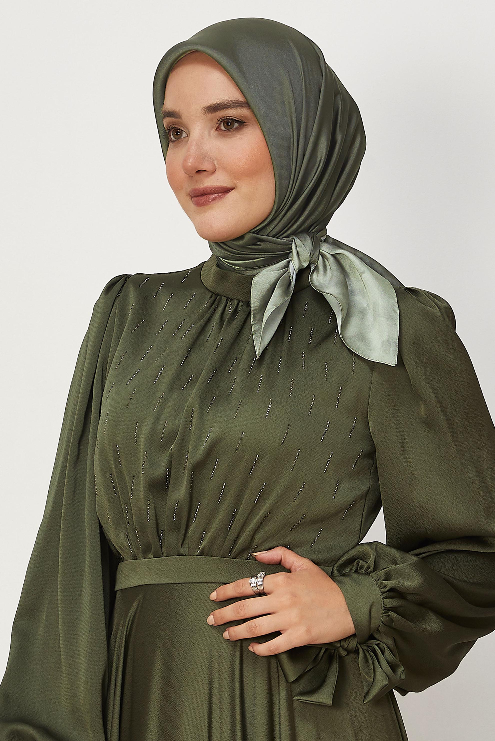 Hijab clothing GREEN ALVINA CARMEN SCARF 8642