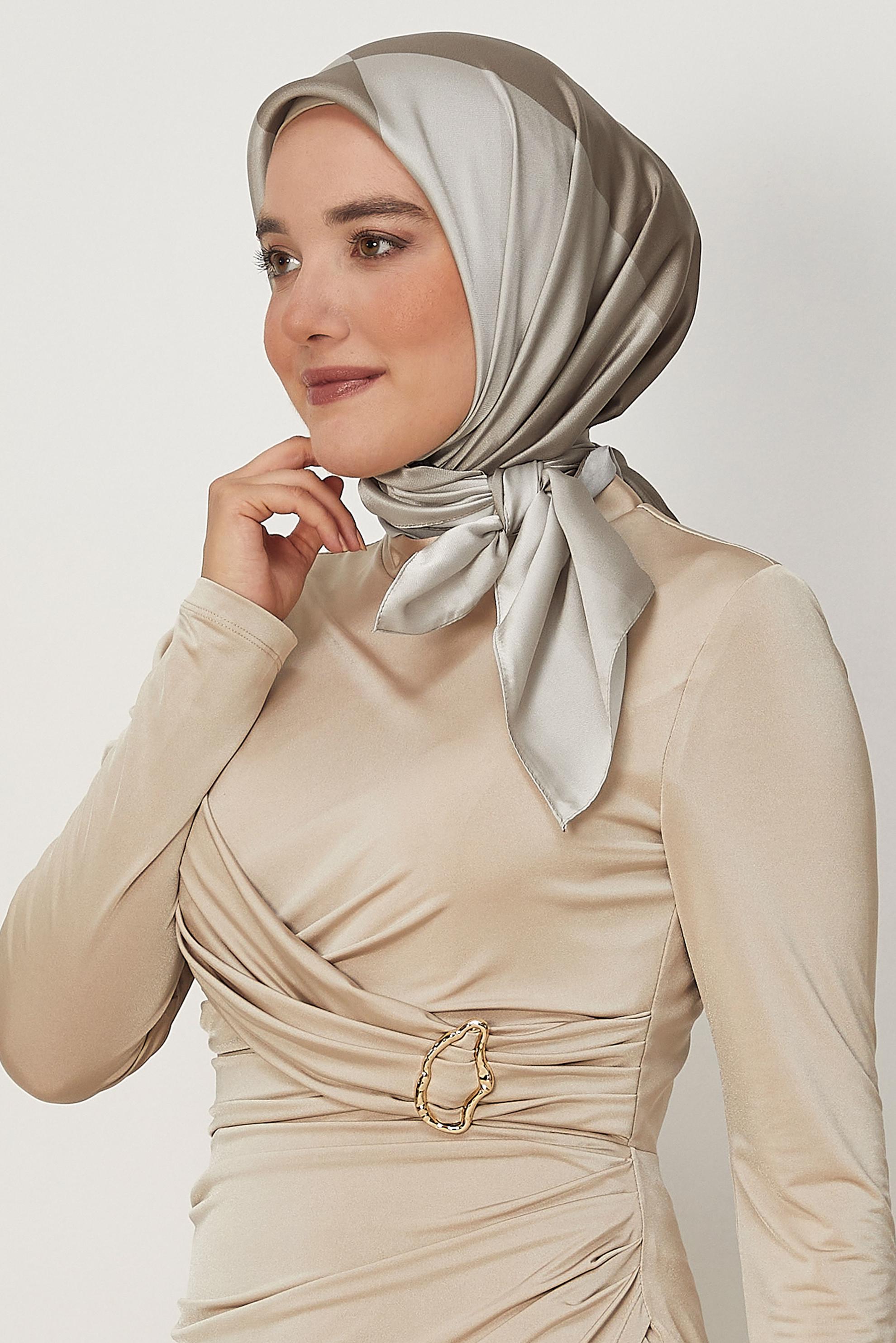 Hijab clothing BEIGE ALVINA CARMEN SCARF 8643