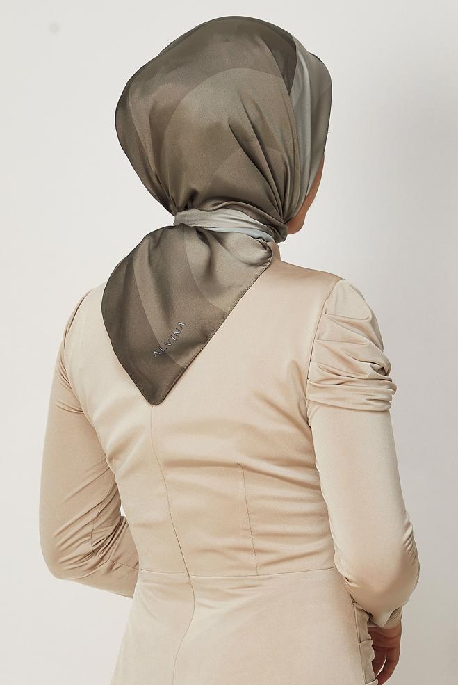 Hijab clothing BROWN ALVINA CARMEN SCARF 8643 - ALVİNA