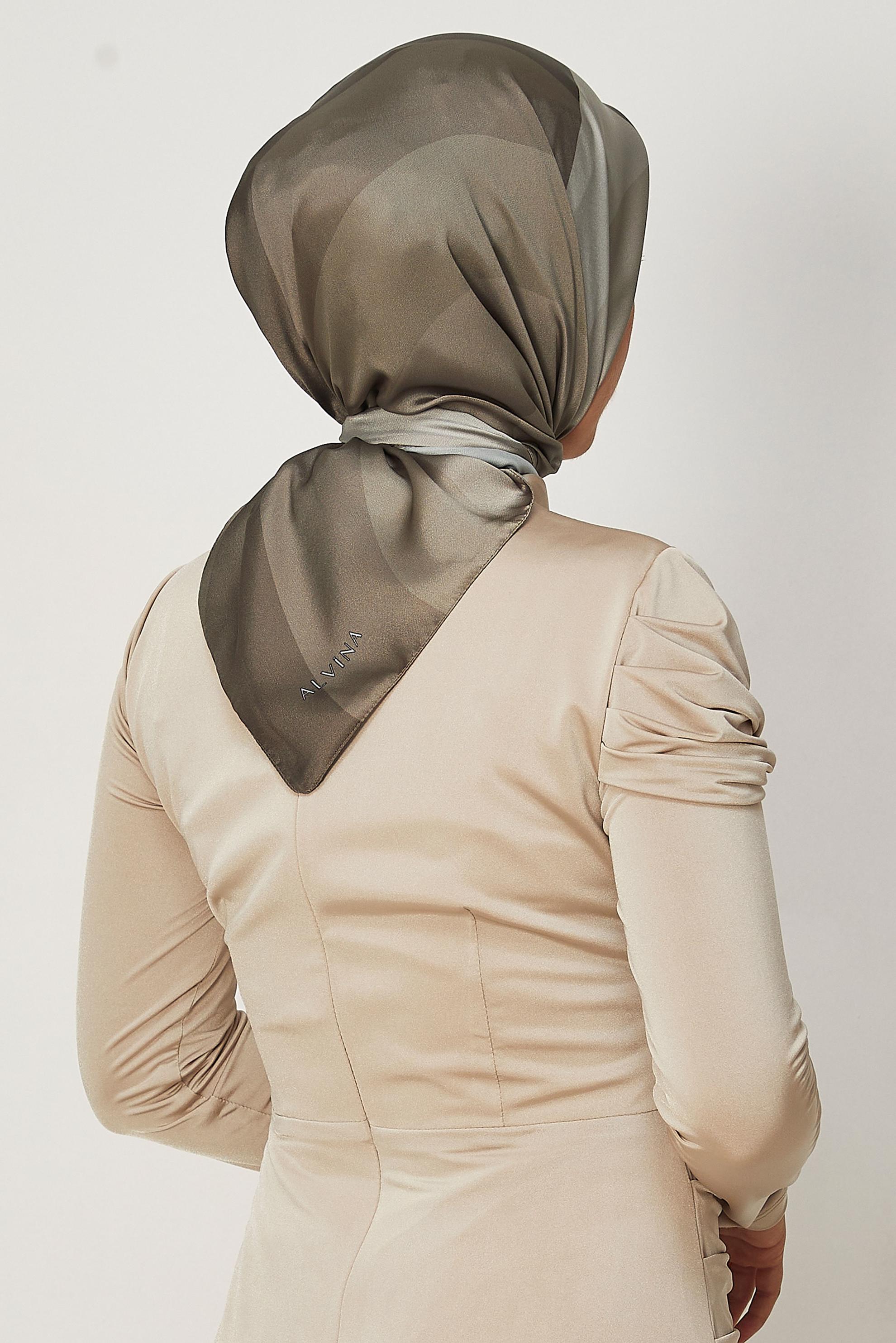 Hijab clothing BROWN ALVINA CARMEN SCARF 8643
