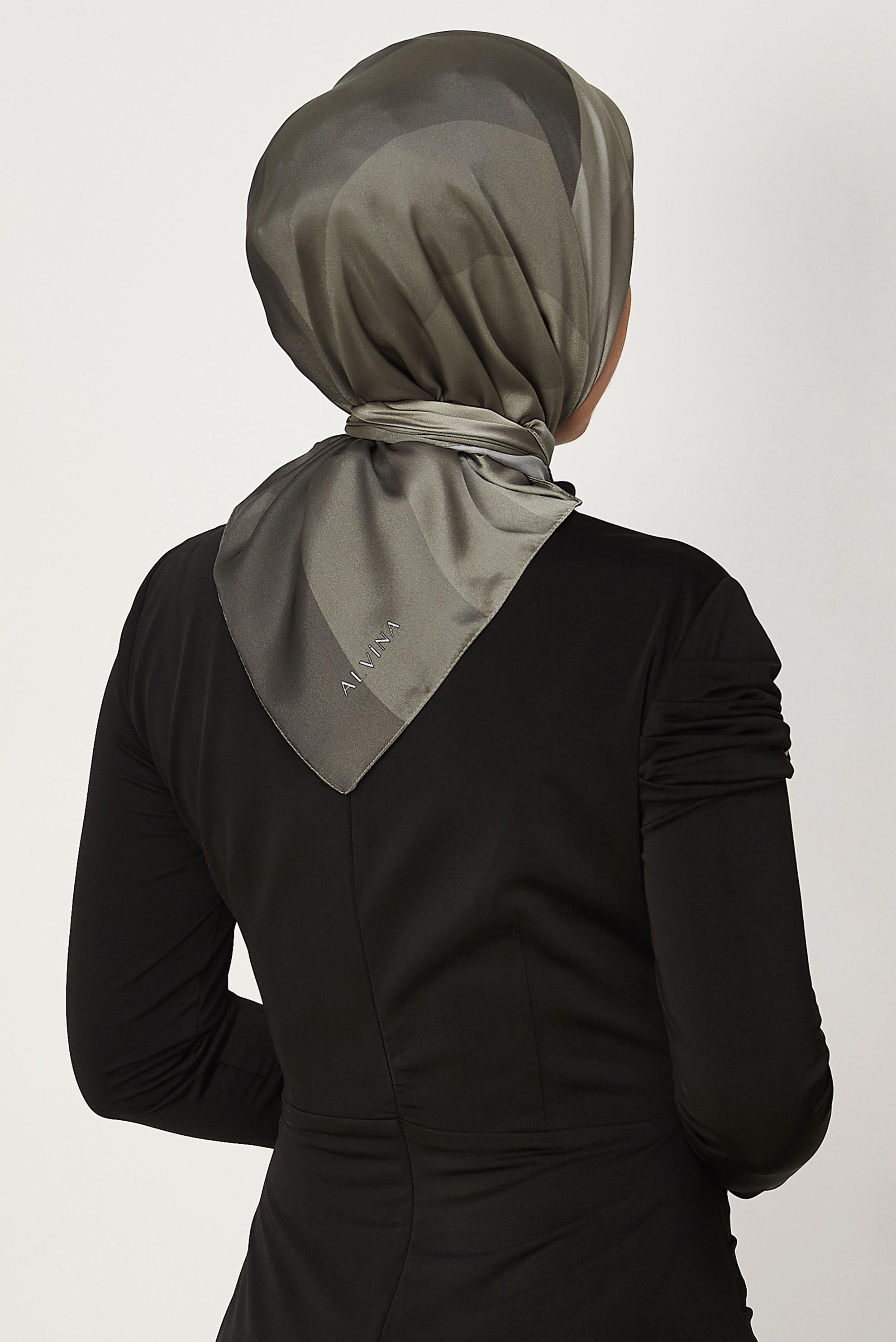 Hijab clothing GREY ALVINA CARMEN SCARF 8643