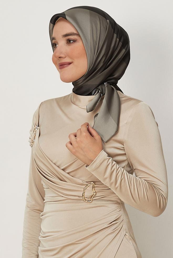 Hijab clothing BEIGE ALVINA CARMEN SCARF 8643 - ALVİNA