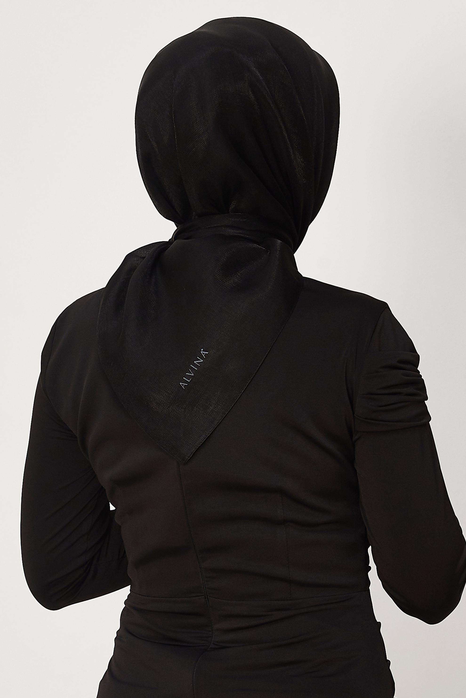Hijab clothing BLACK ALVINA AMBER SCARF 8645
