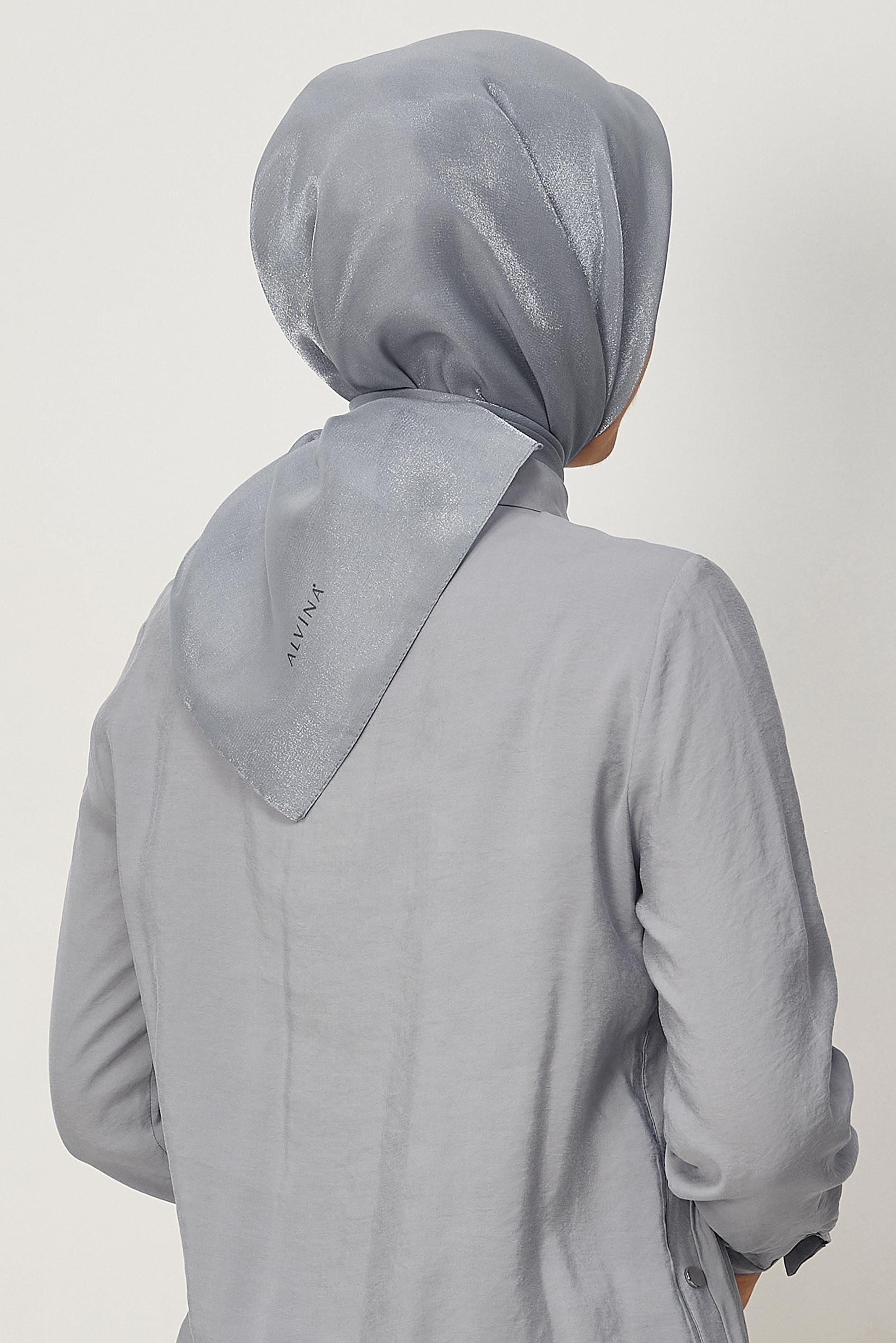 Hijab clothing SILVER ALVINA AMBER SCARF 8645