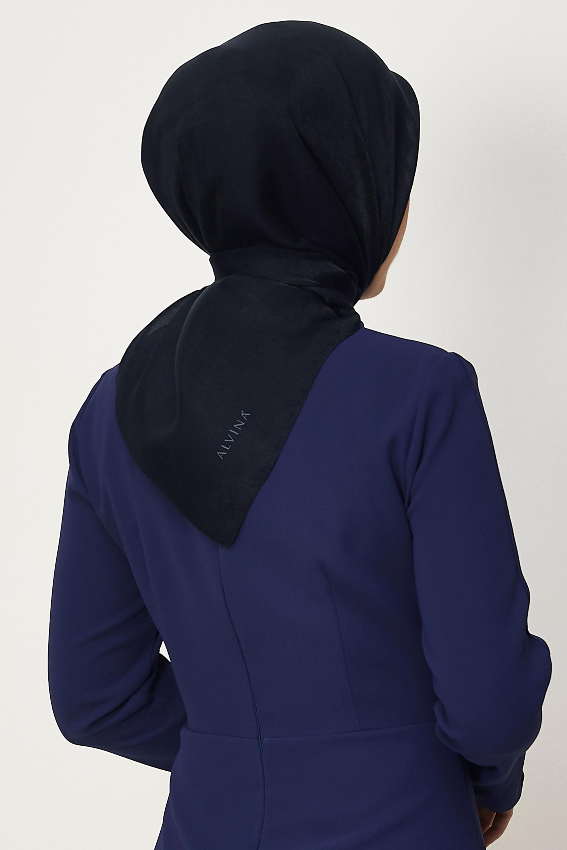 Hijab clothing NAVY BLUE ALVINA AMBER SCARF 8645