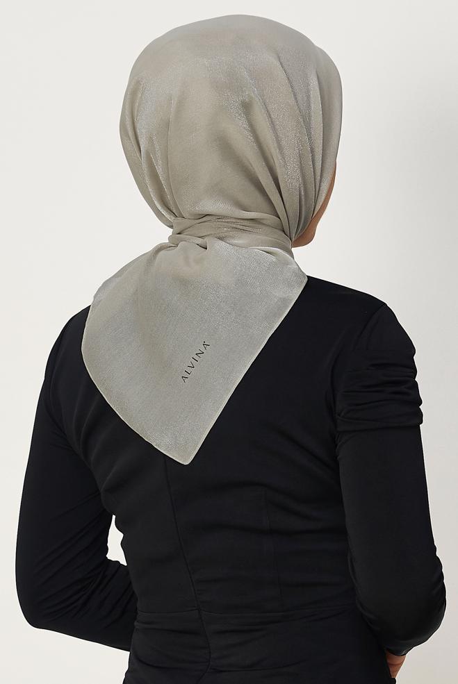 Hijab clothing SAND ALVINA AMBER SCARF 8645 - ALVİNA