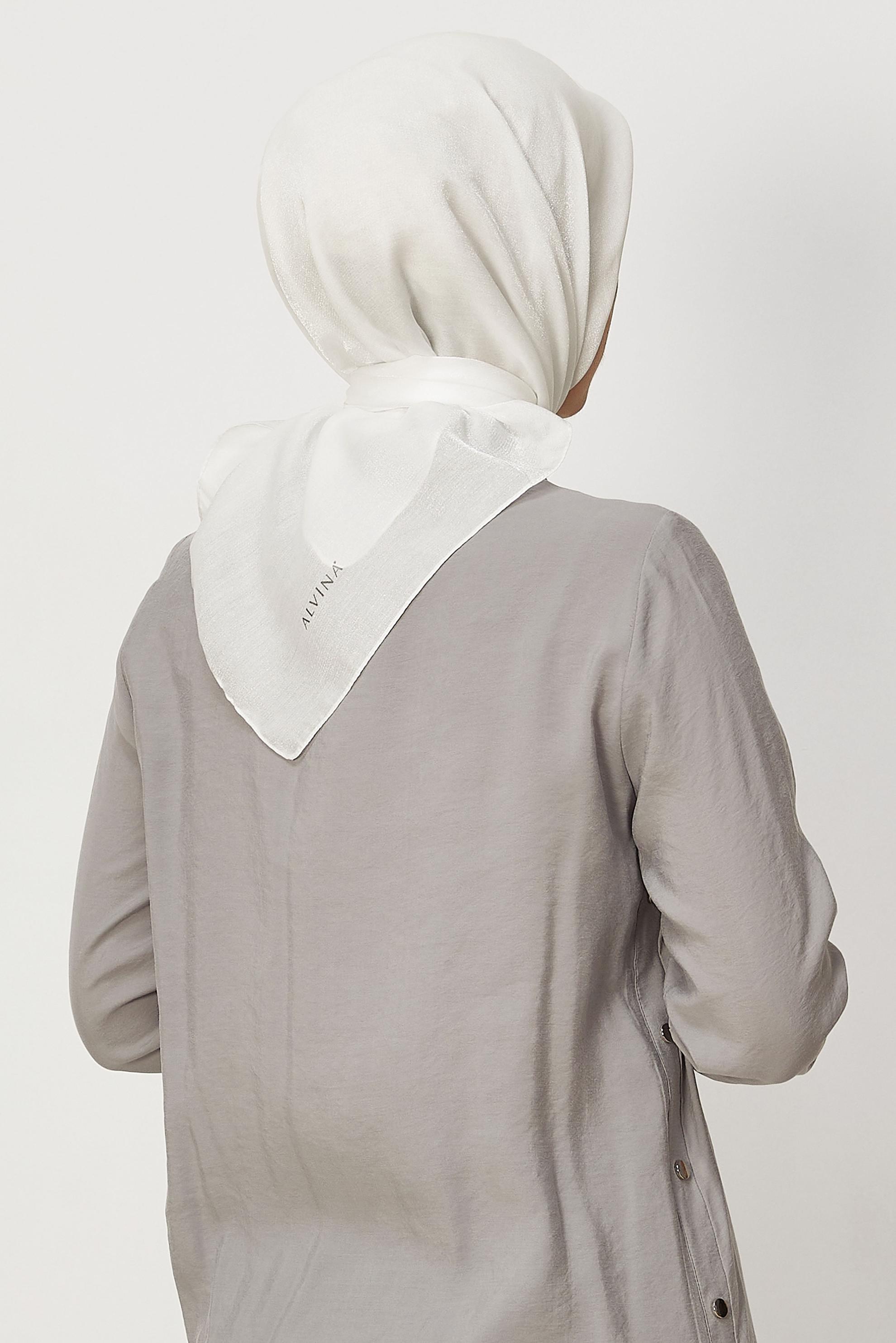 Hijab clothing WHITE ALVINA AMBER SCARF 8645