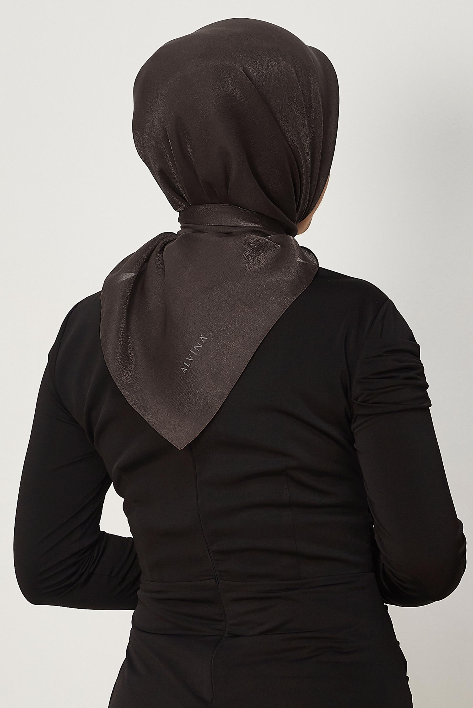 Hijab clothing BROWN ALVINA AMBER SCARF 8645