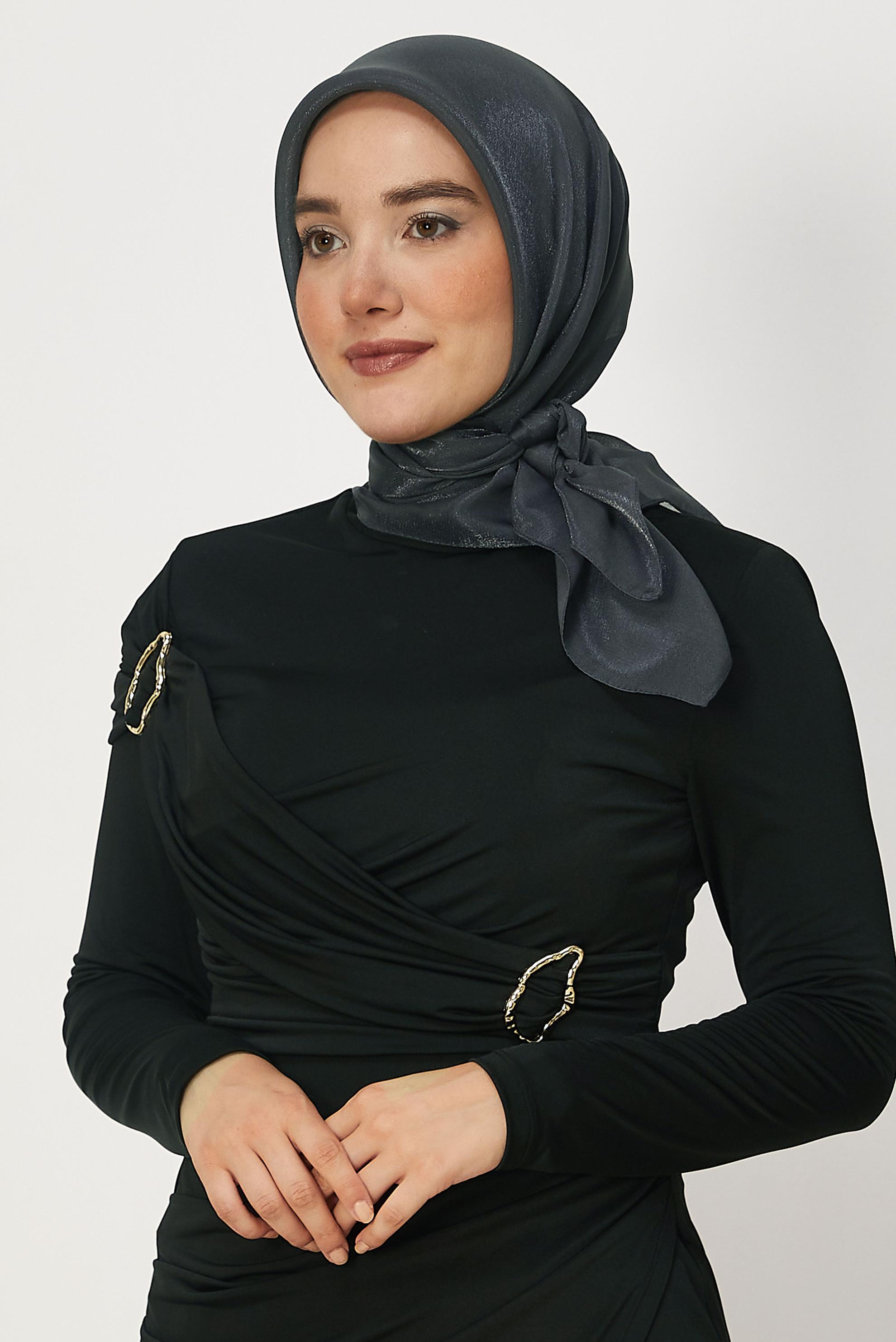 Hijab clothing BLUE ALVINA AMBER SCARF 8645