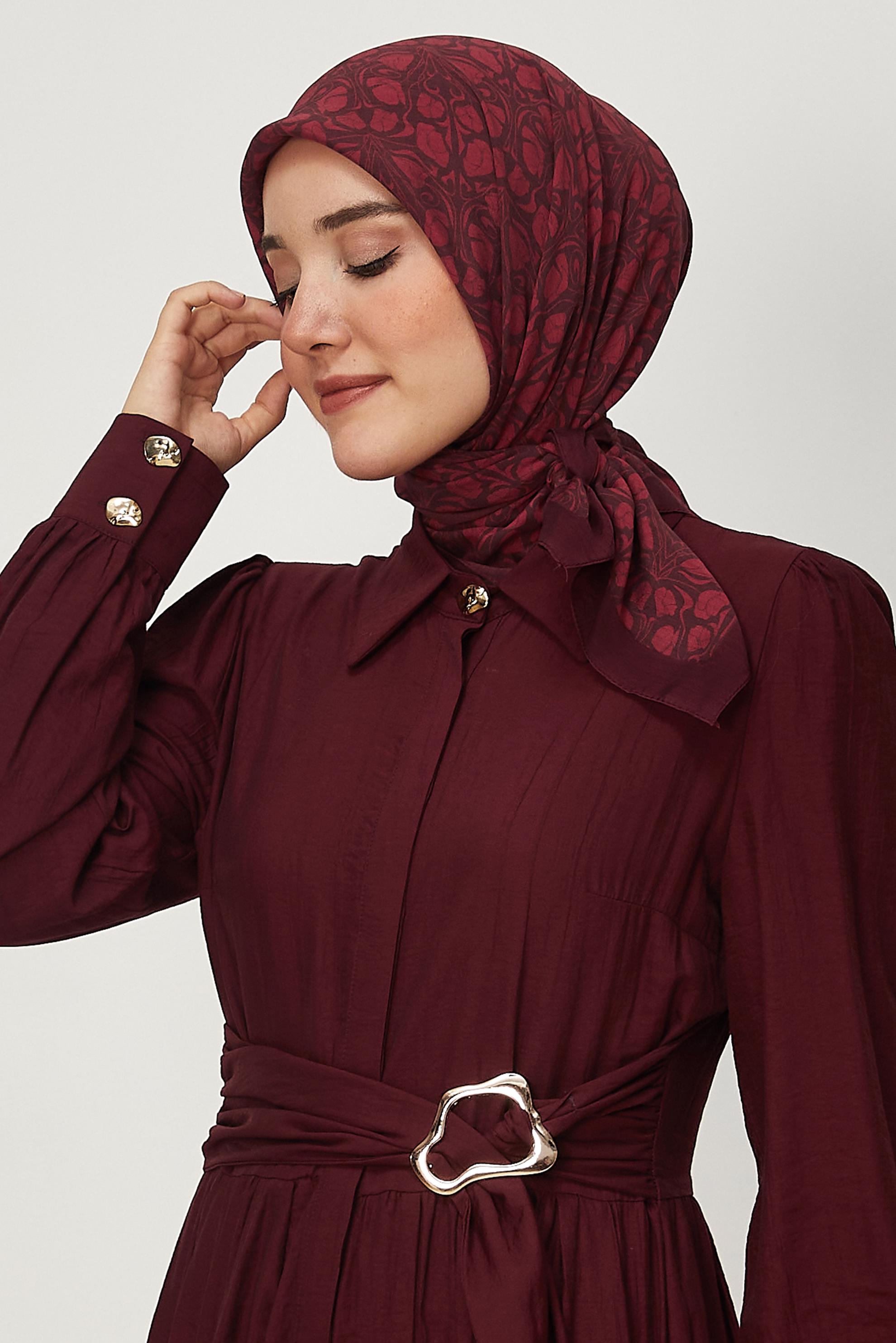 Vêtements hijab ROUGE ÉCHARPE ALVINA EN VISCOSE 8650