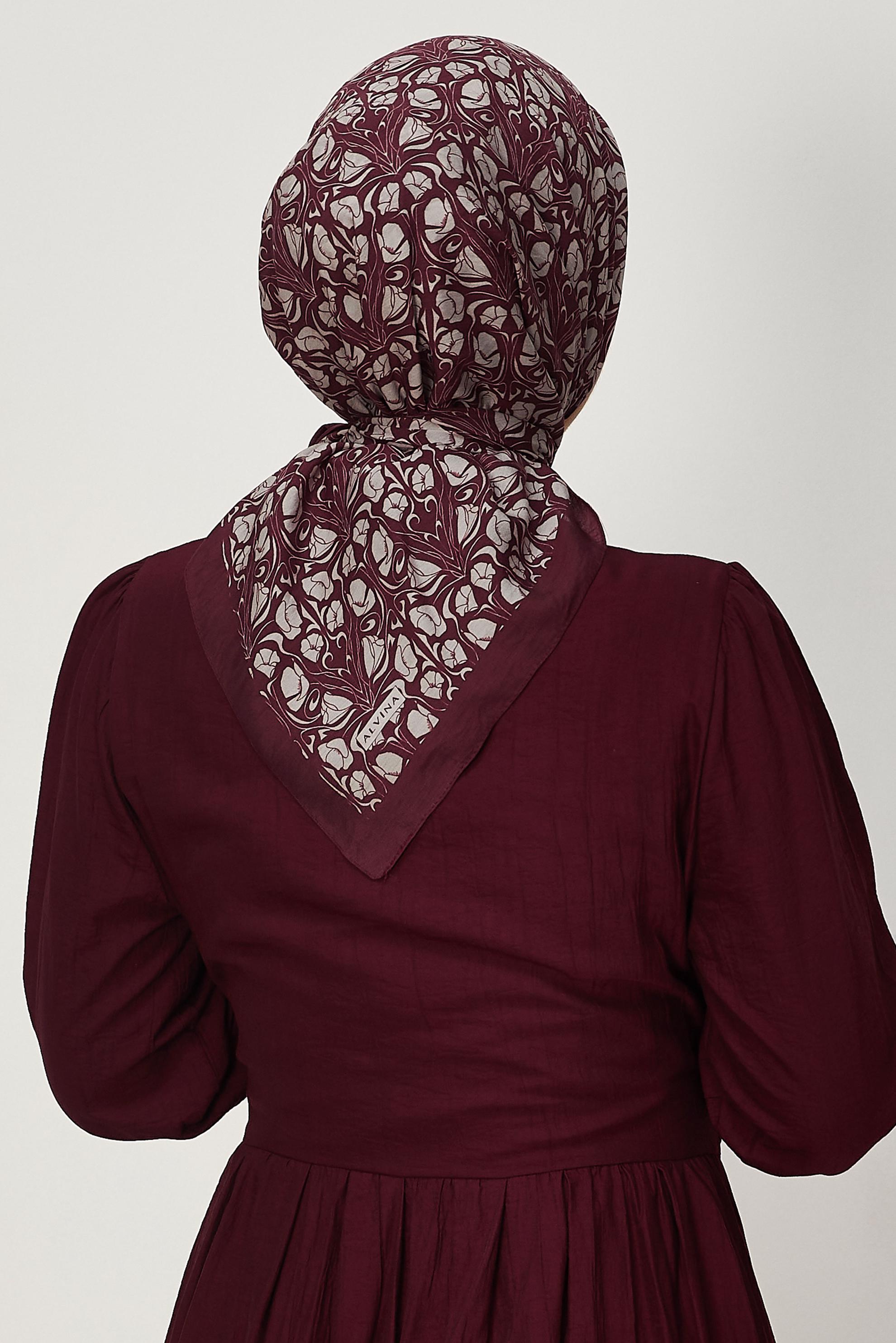 Vêtements hijab BRUN ÉCHARPE ALVINA EN VISCOSE 8650