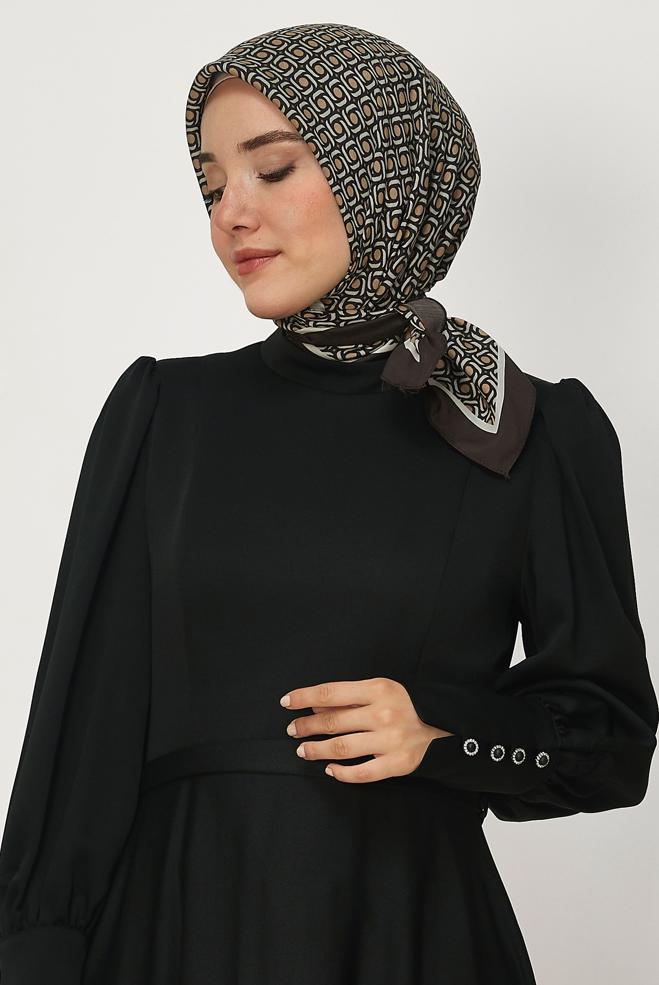Vêtements hijab VISON ALVINA ÉCHARPE À MOTIFS 8655 - ALVİNA