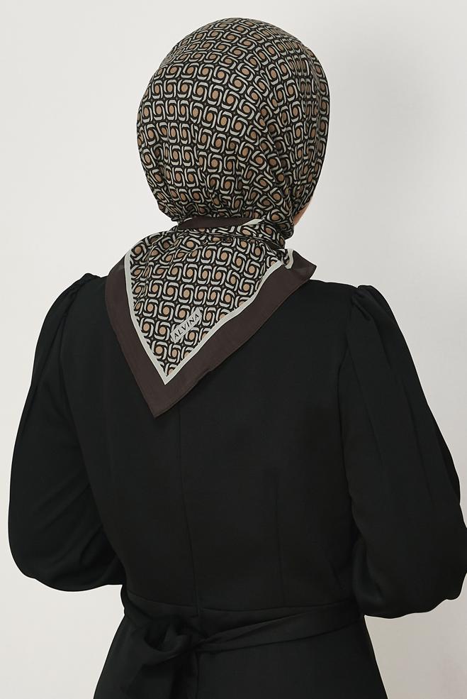 Vêtements hijab VISON ALVINA ÉCHARPE À MOTIFS 8655 - ALVİNA