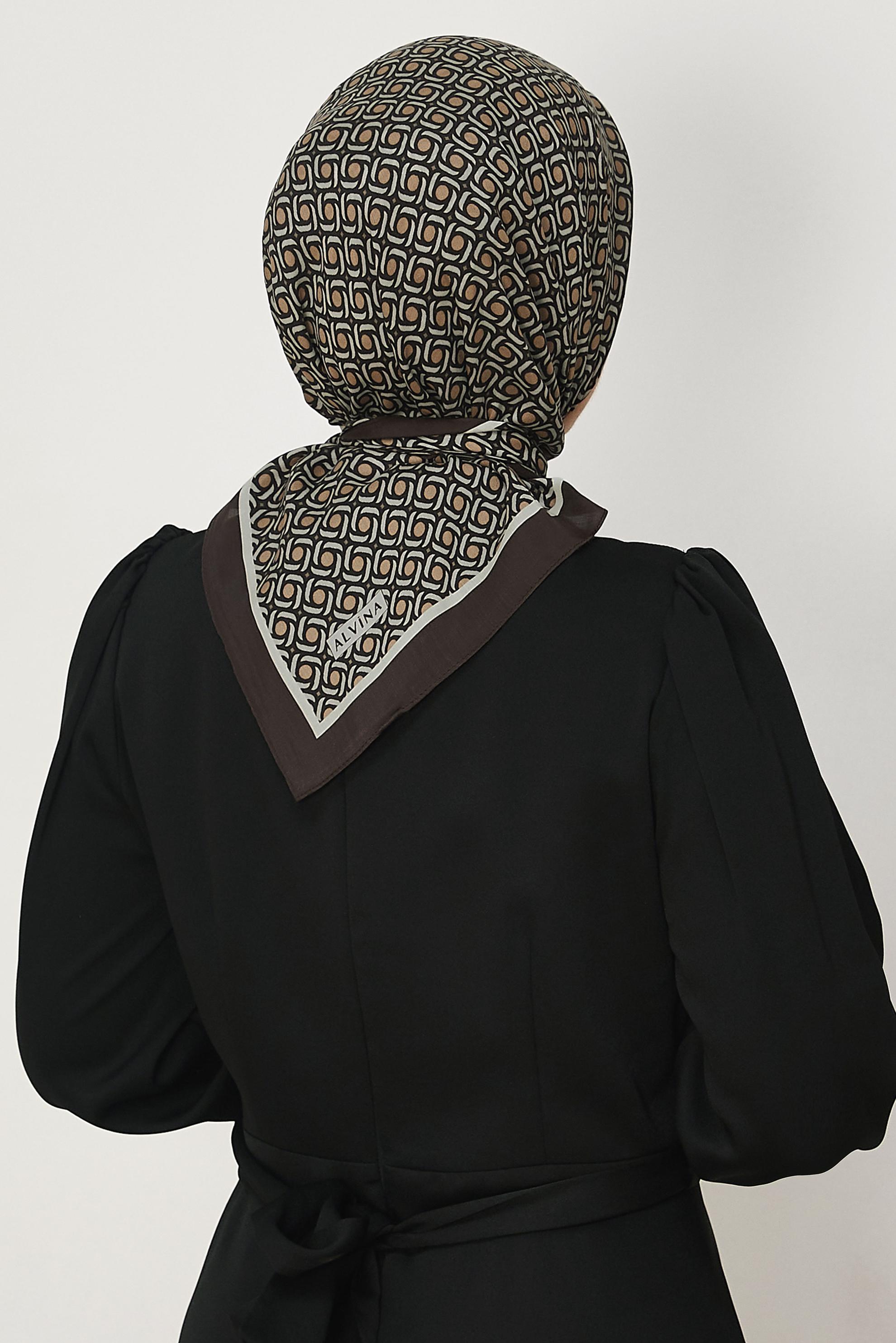 Vêtements hijab VISON ALVINA ÉCHARPE À MOTIFS 8655