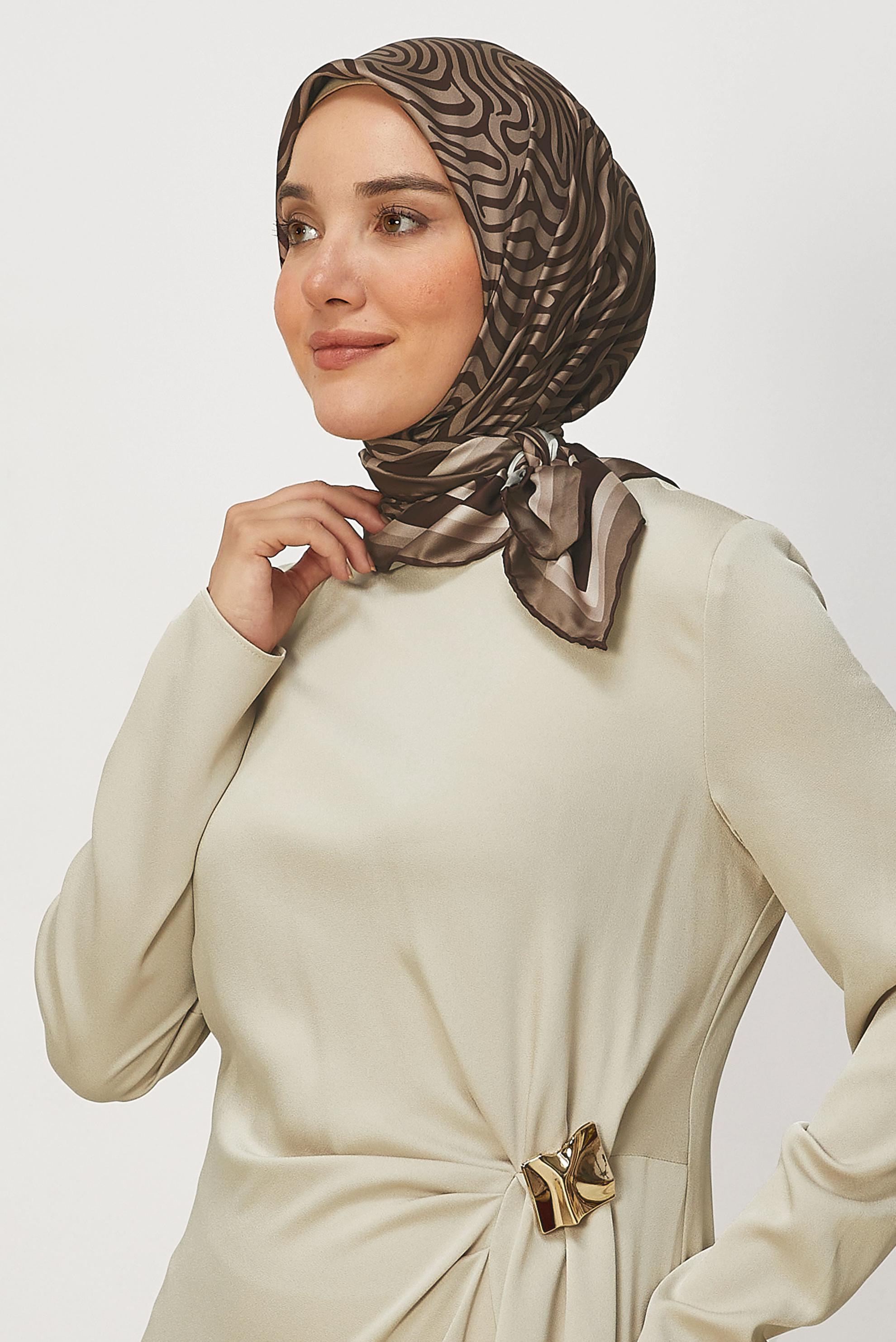 Vêtements hijab VISON ALVINA ÉCHARPE À MOTIFS 8670
