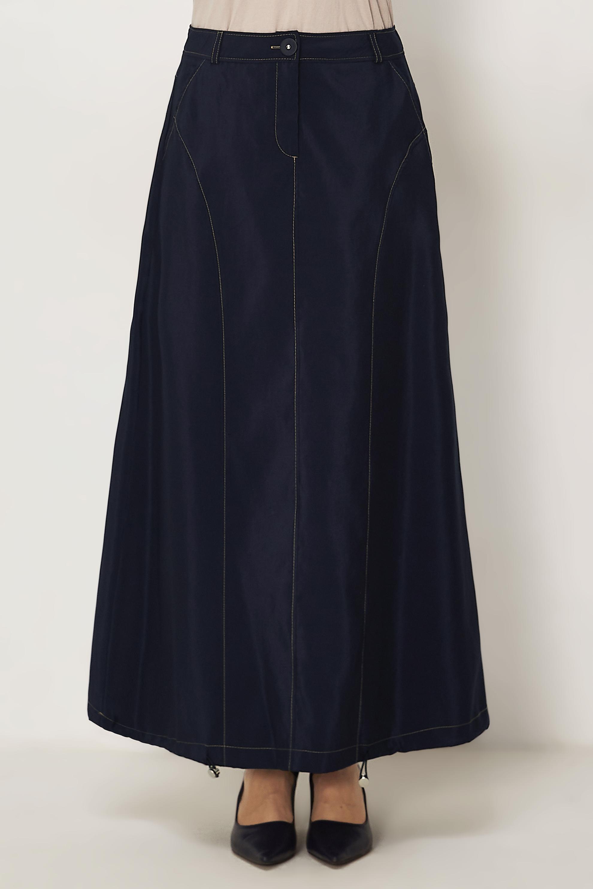 Hijab-Kleidung NAVY BLAU FALLSCHIRMSTOFF ROCK 60750