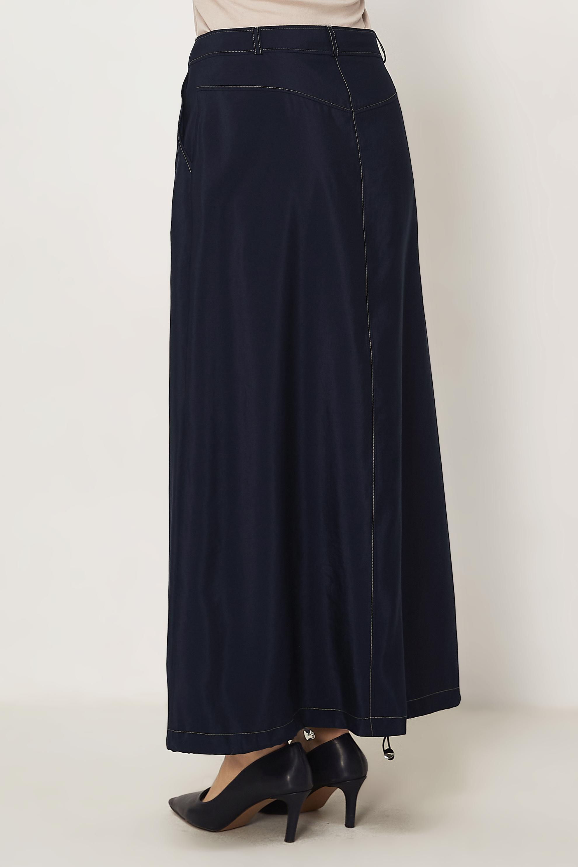 Hijab-Kleidung NAVY BLAU FALLSCHIRMSTOFF ROCK 60750