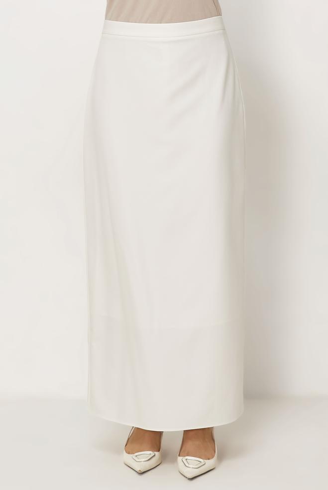 Tesettür giyim  DÜZ KESİM ETEK 60754 - ALVİNA