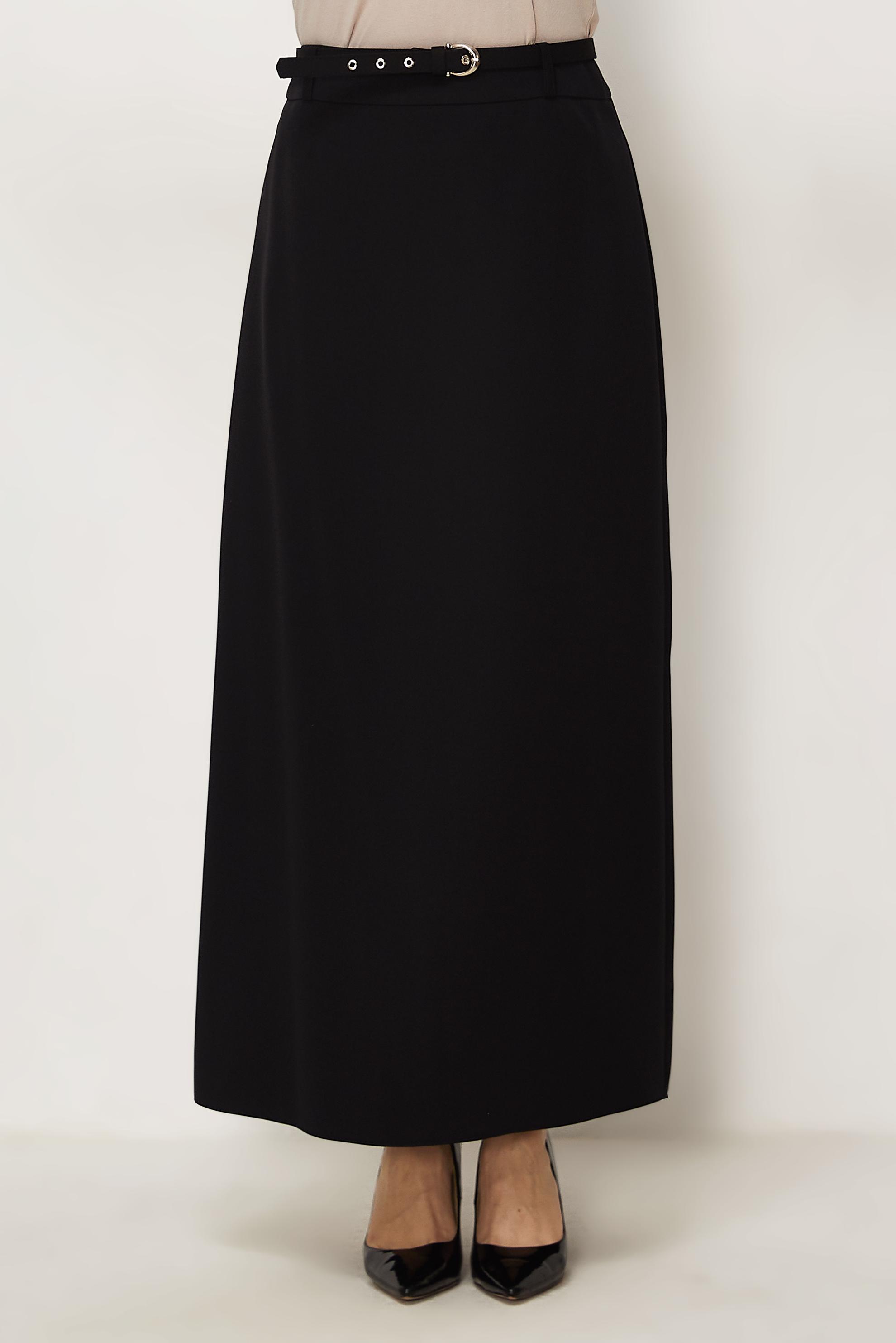 Hijab clothing BLACK BELTED SKIRT 60756