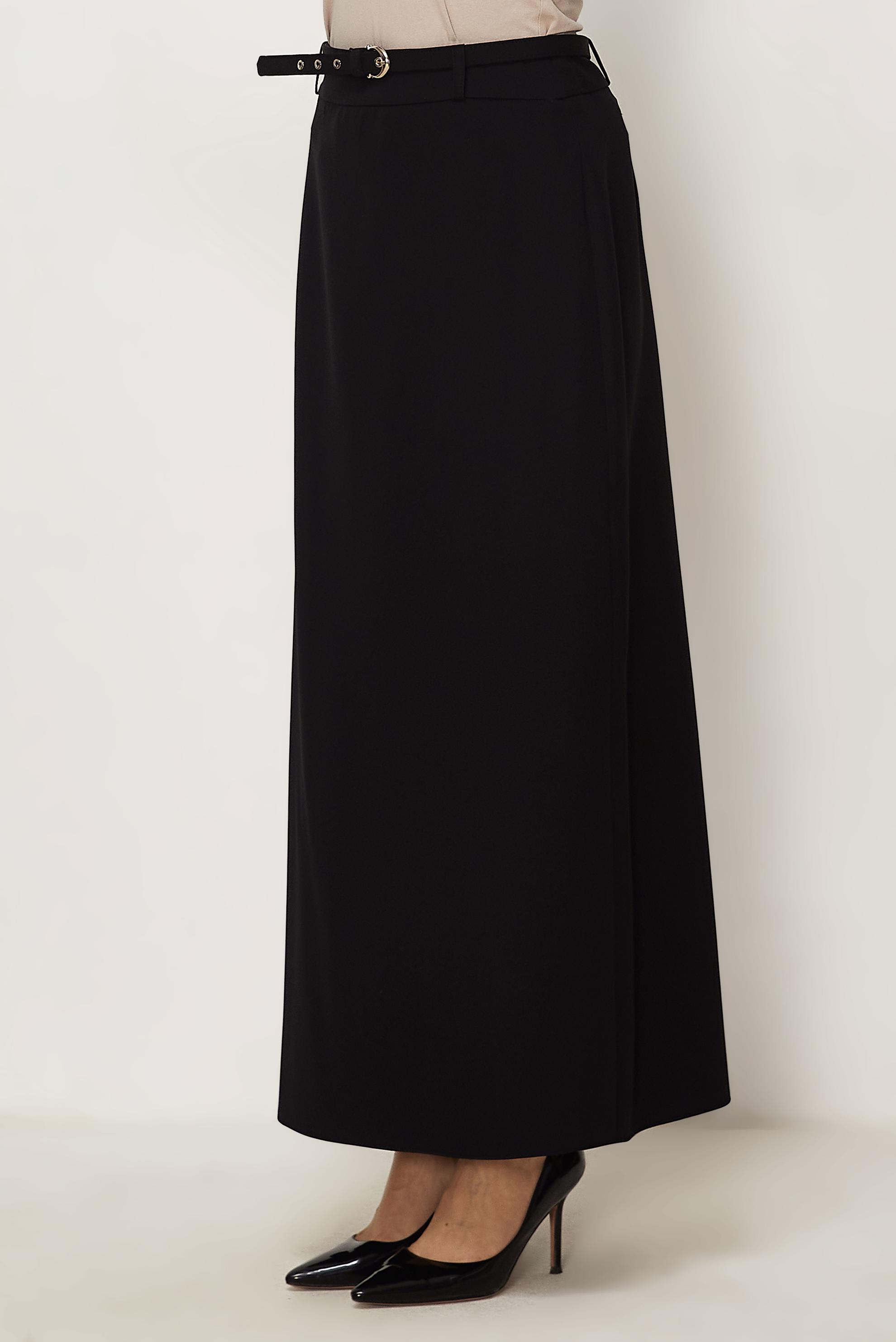 Hijab clothing BLACK BELTED SKIRT 60756