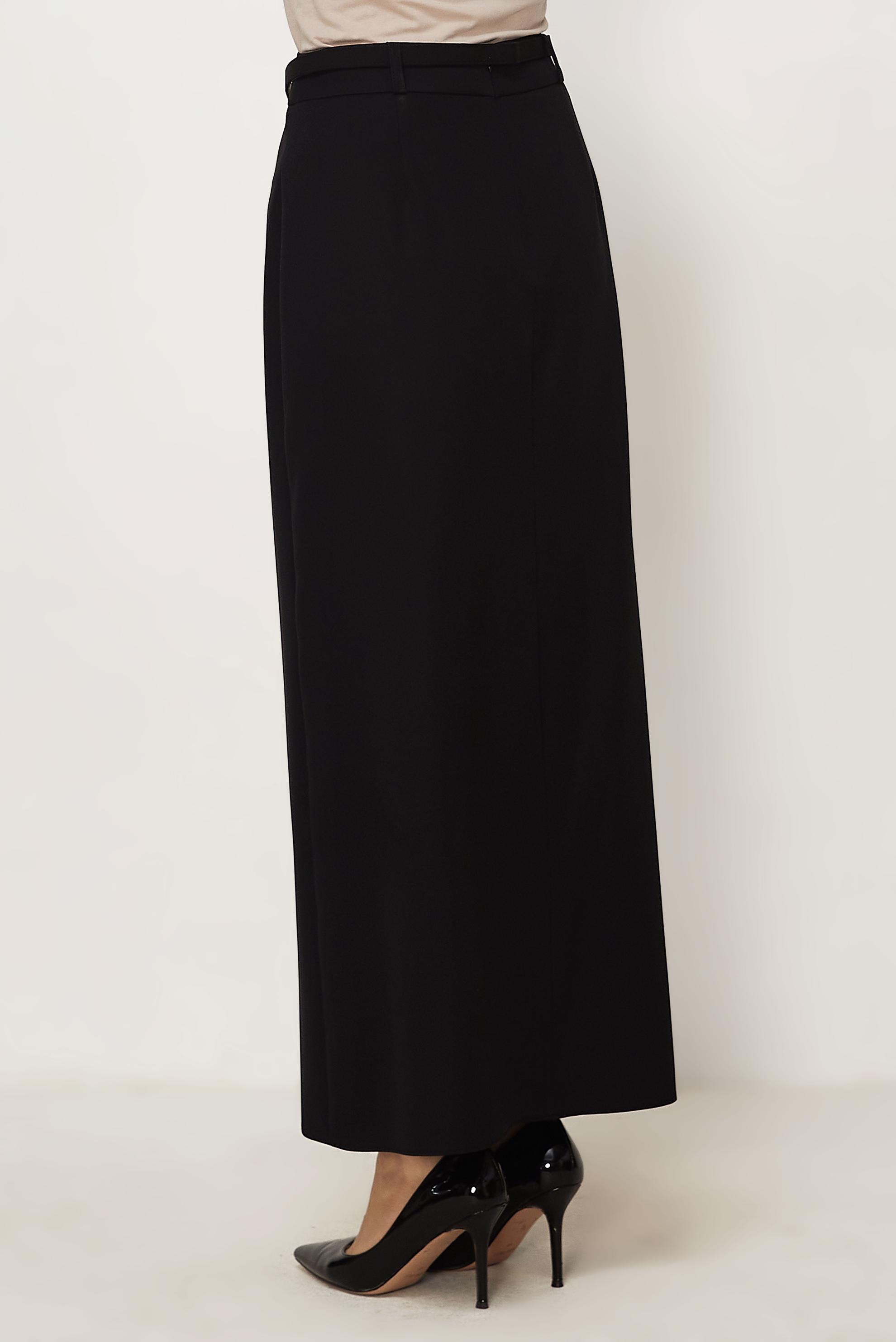 Hijab clothing BLACK BELTED SKIRT 60756