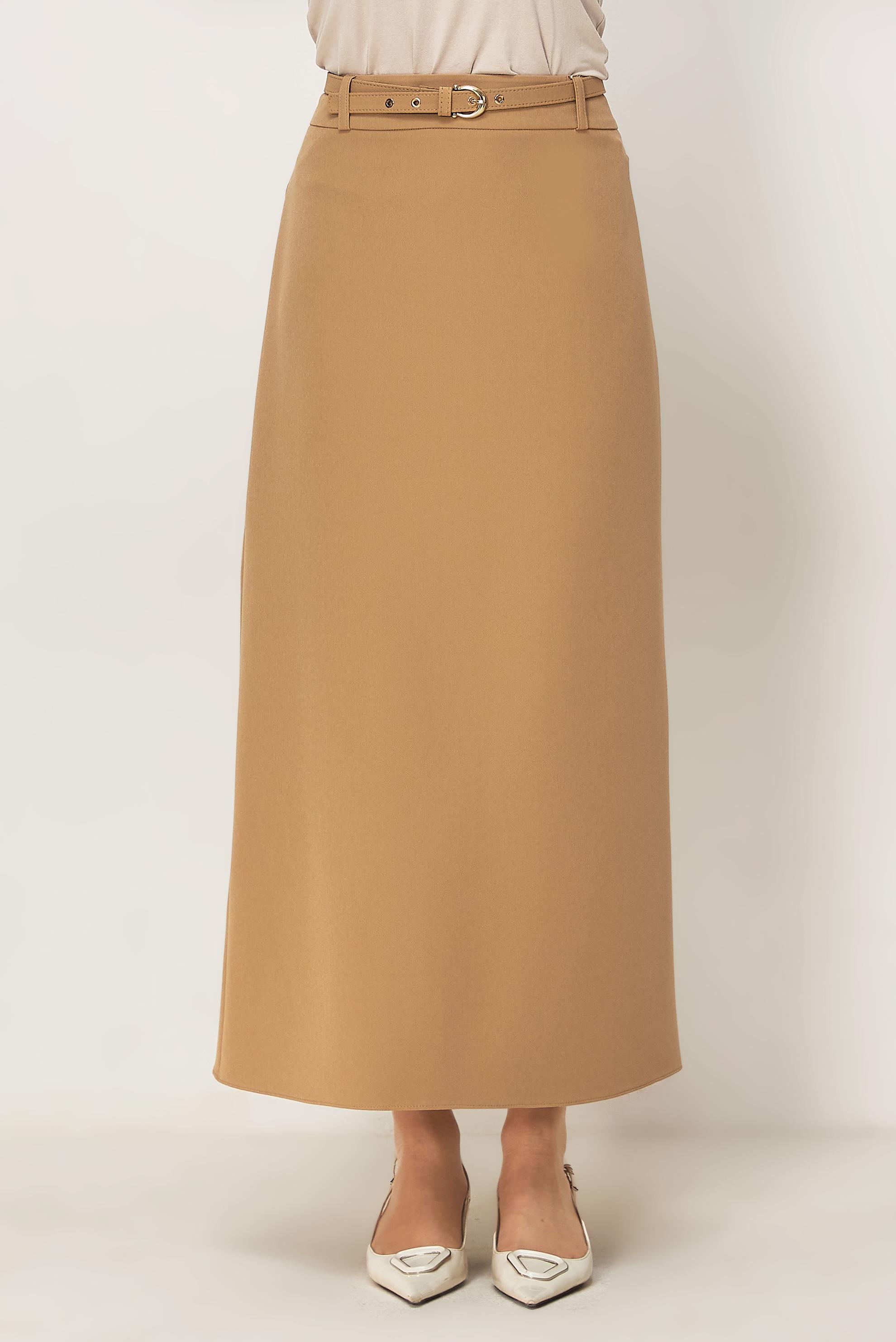 Vêtements hijab SABLE JUPE CEINTURÉE 60756