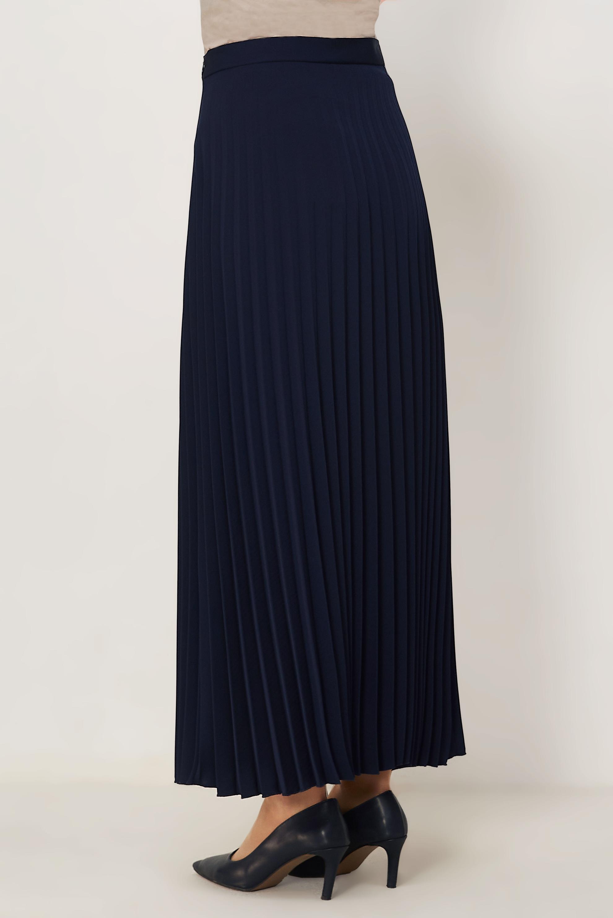 Hijab clothing NAVY BLUE PLEATED SKIRT 60761