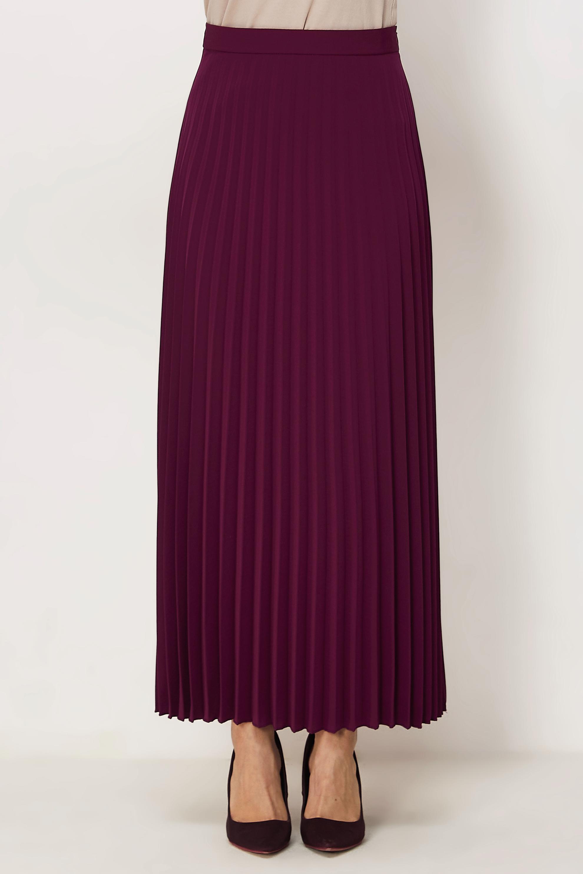 Vêtements hijab PRUNE JUPE PLISSÉE 60761