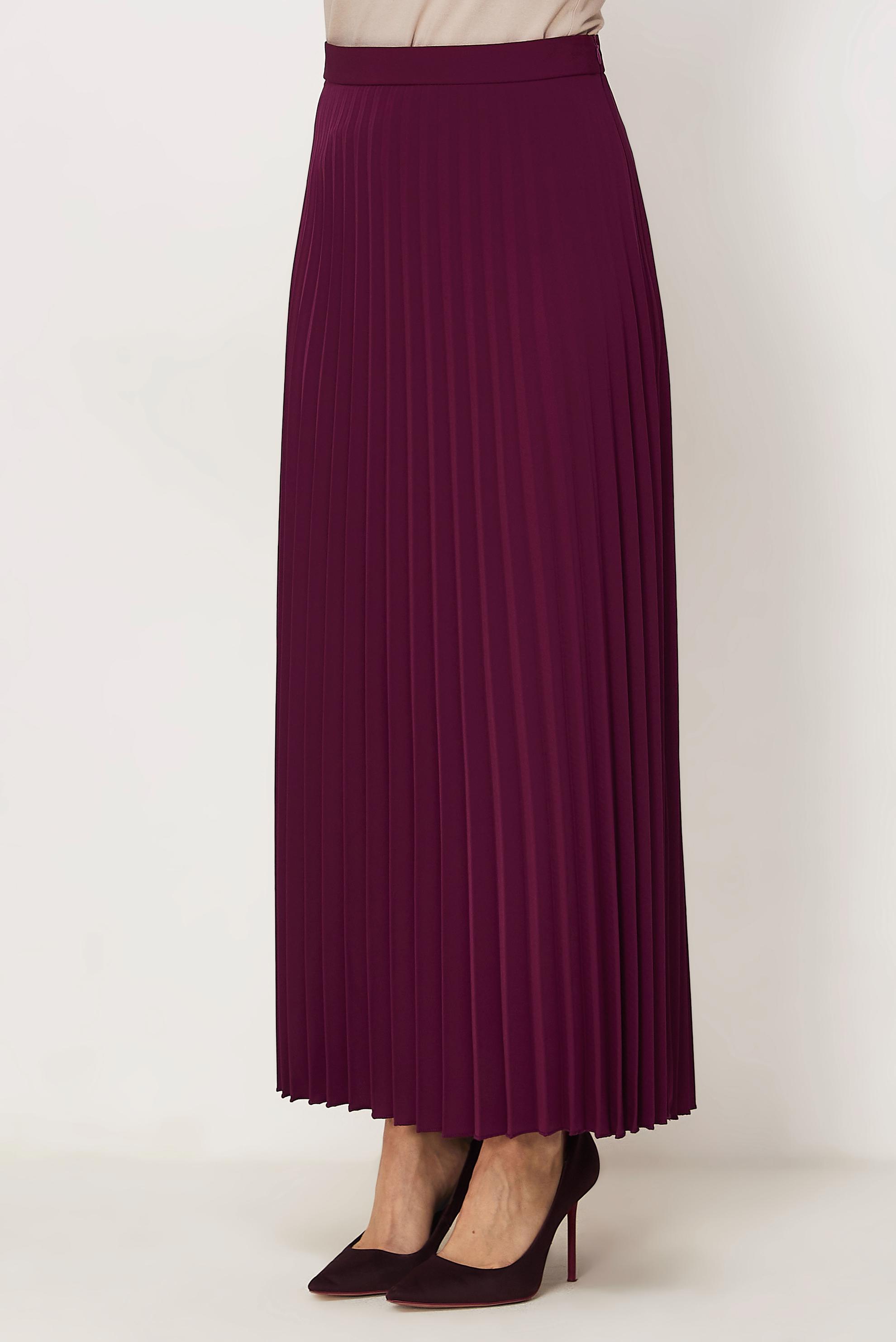 Vêtements hijab PRUNE JUPE PLISSÉE 60761