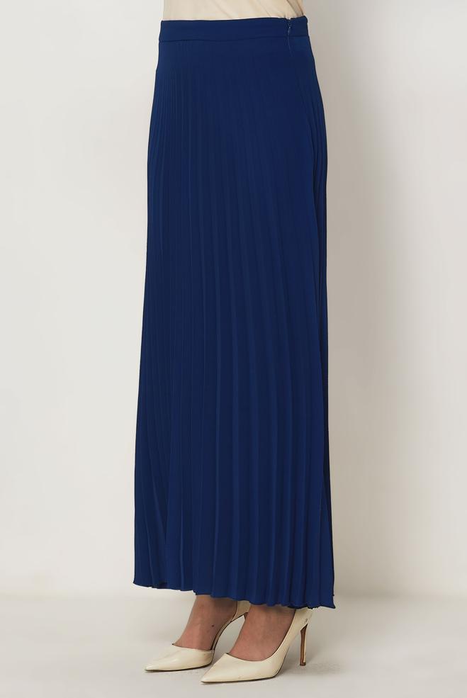 Vêtements hijab BLEU MARINE JUPE PLISSÉE 60762 - ALVİNA