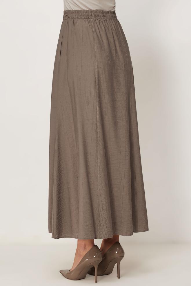 Vêtements hijab VISON JUPE TAILLE ÉLASTIQUE 60766 - ALVİNA