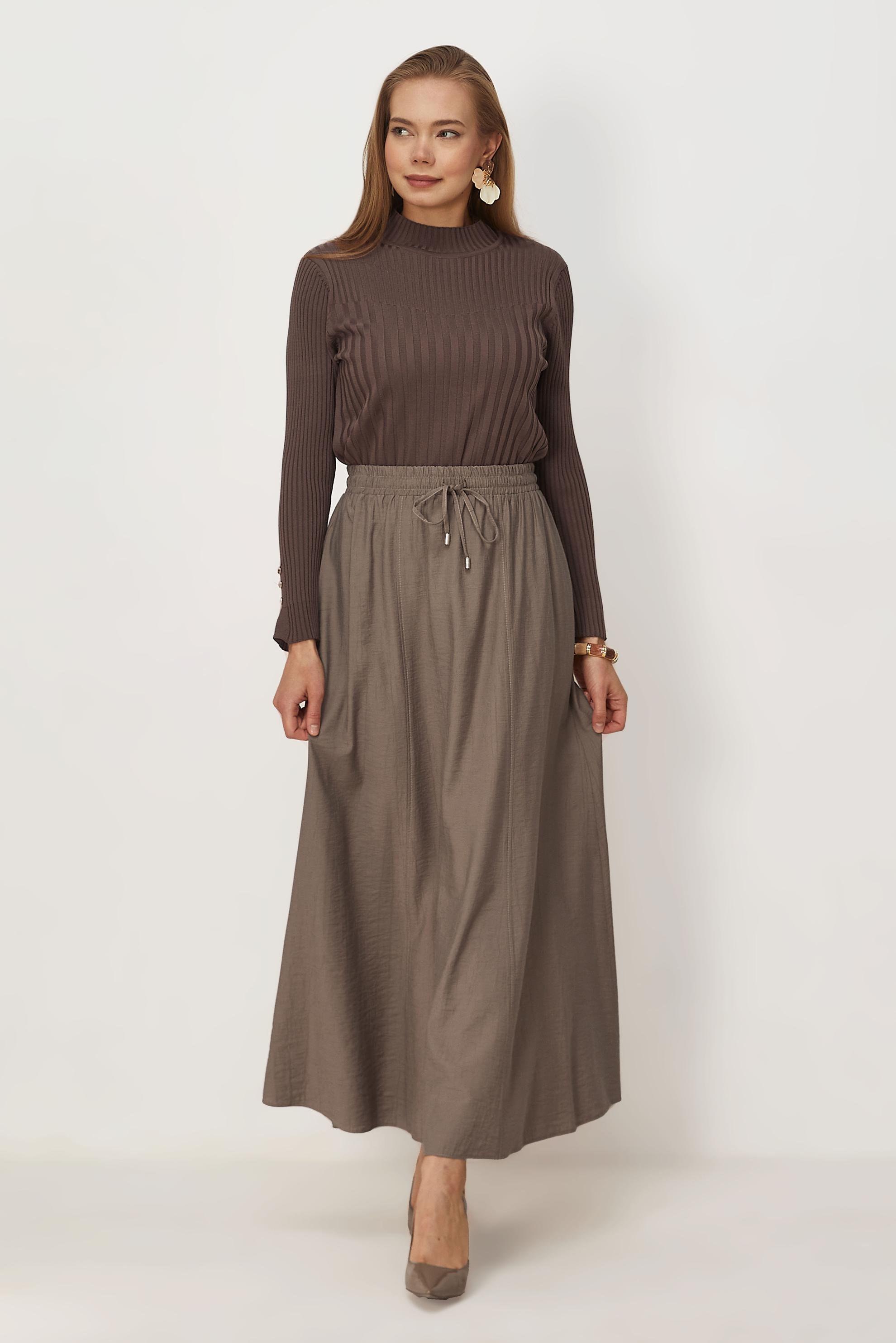 Vêtements hijab VISON JUPE TAILLE ÉLASTIQUE 60766