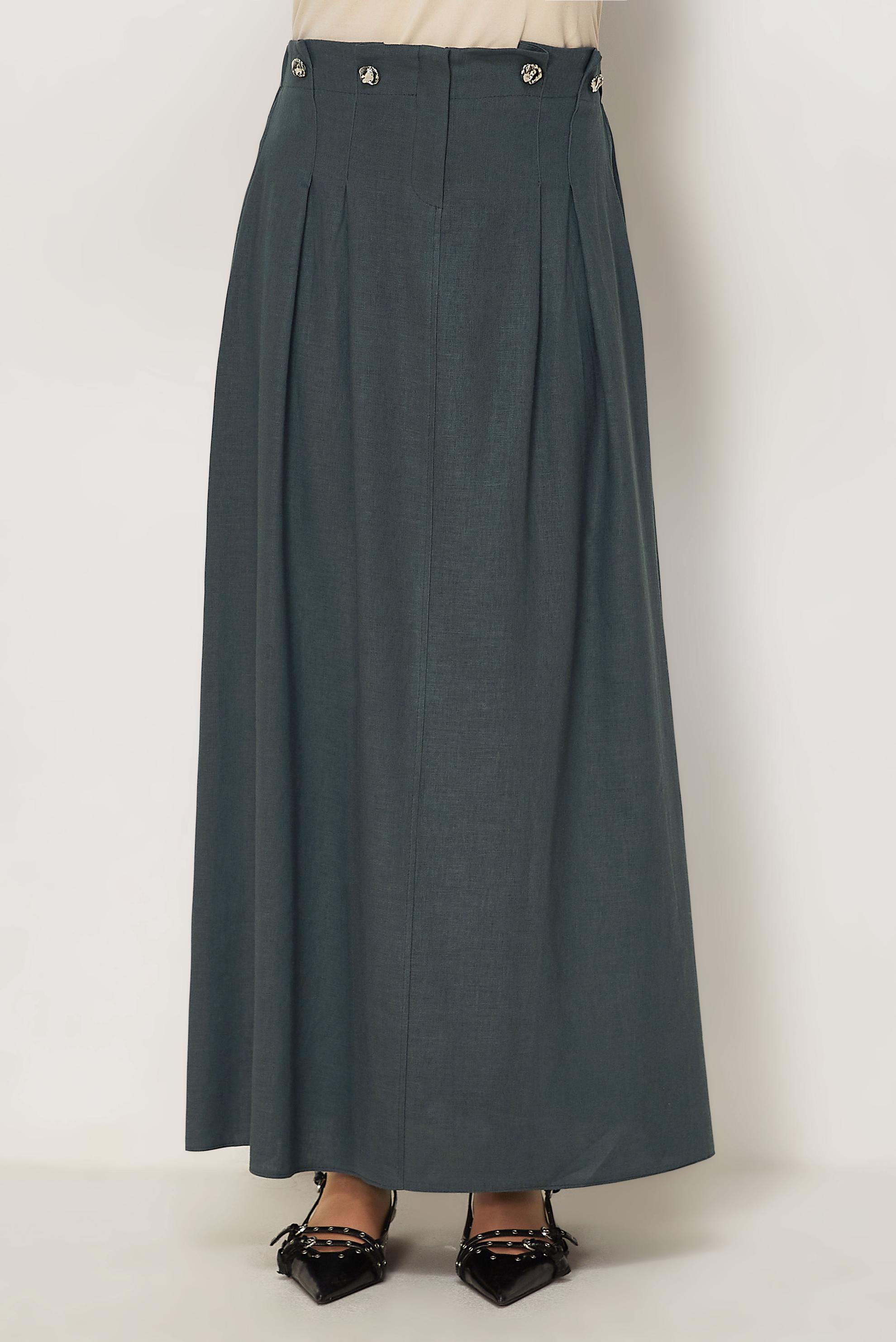 Hijab clothing BEIGE 60776 ANKA KETEN ETEK 38-44 TEK40