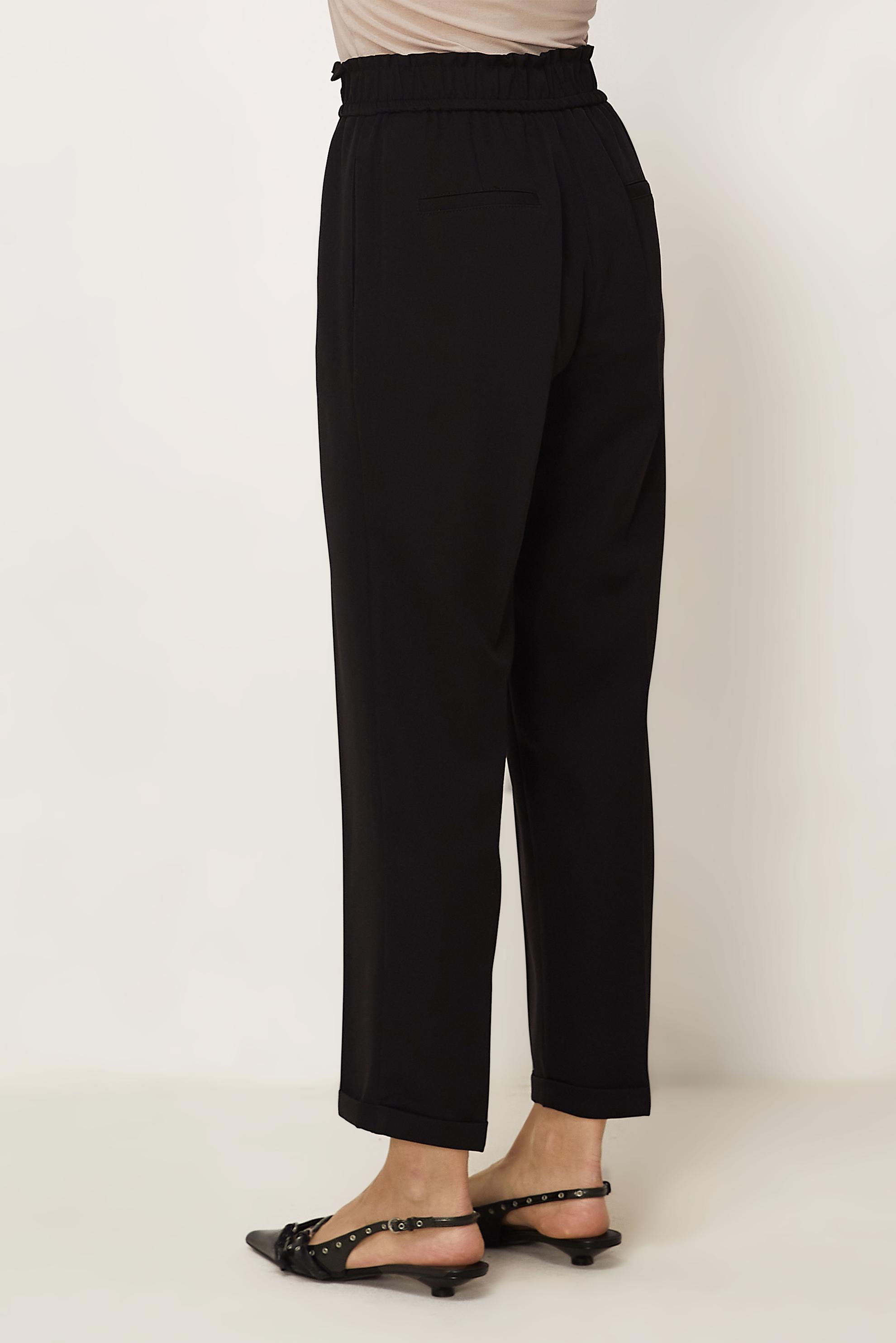 Hijab-Kleidung SCHWARZ HOSE MIT ELASTISCHEM BUND 70894