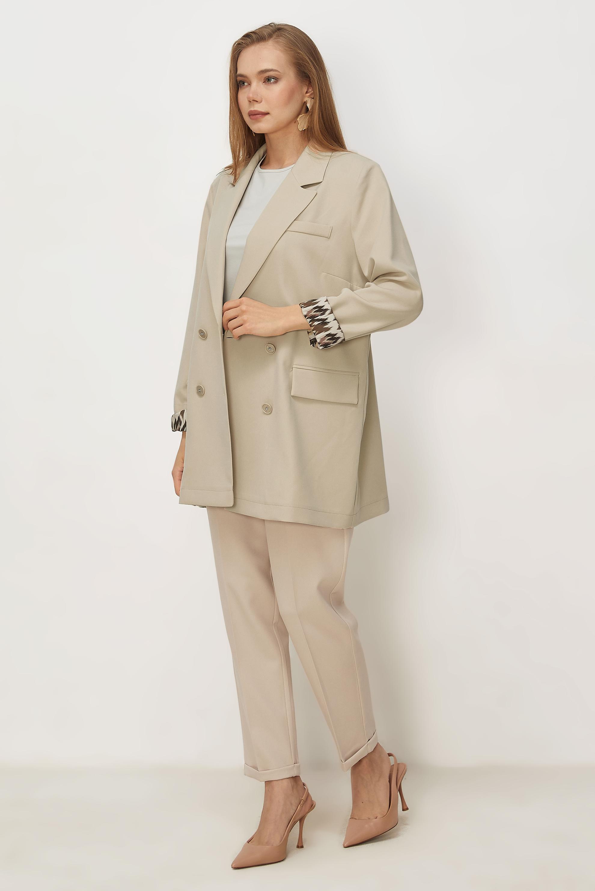 Hijab-Kleidung BEIGE HOSE MIT ELASTISCHEM BUND 70894