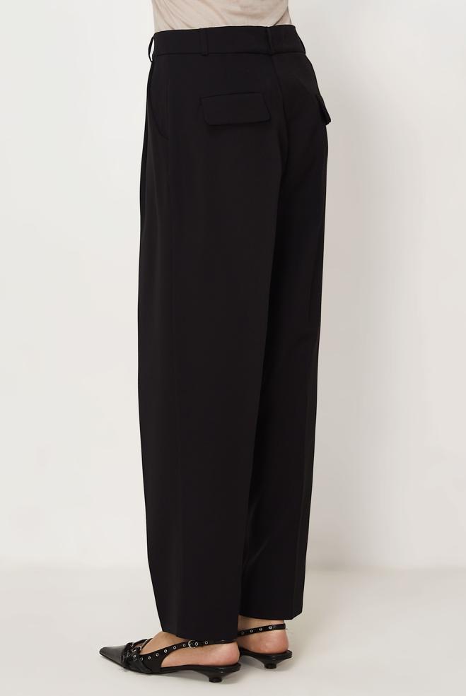 Hijab-Kleidung SCHWARZ KAROTTENHOSE 70895 - ALVİNA