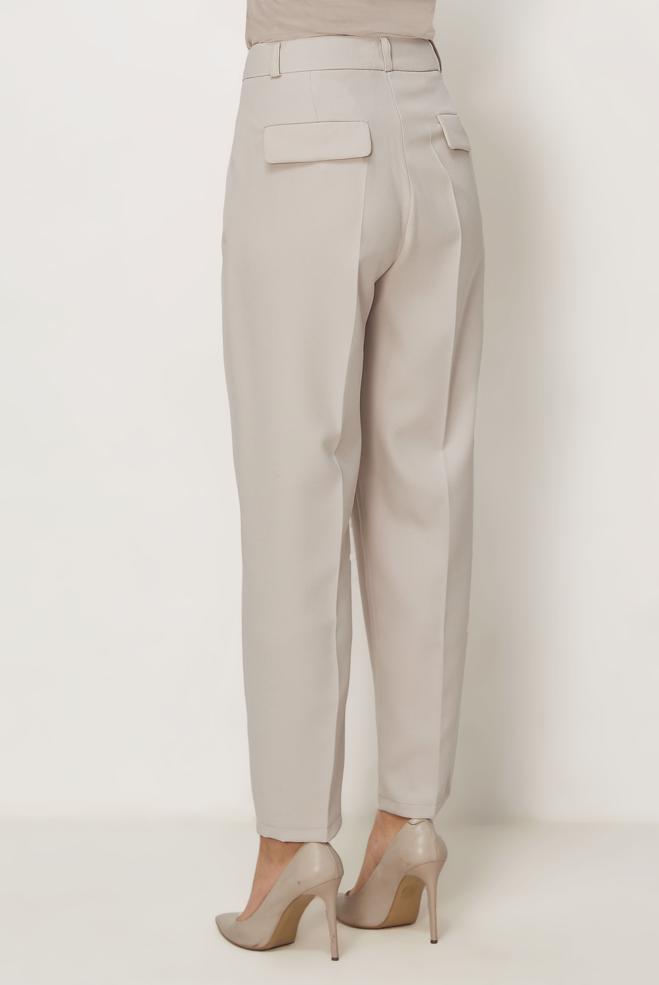 Hijab-Kleidung BEIGE KAROTTENHOSE 70895 - ALVİNA