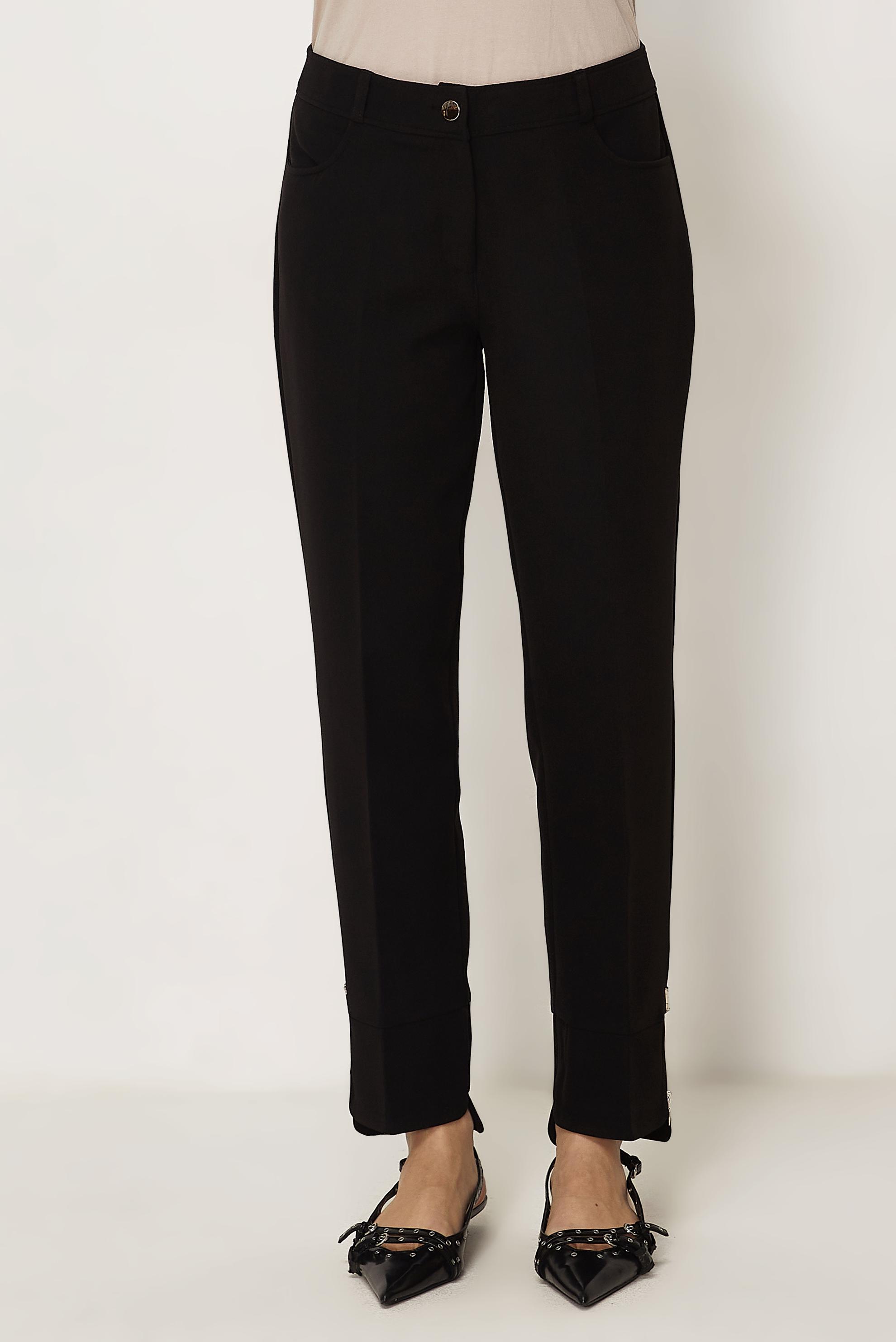 Tesettür giyim SİYAH FERMUAR DETAYLI PANTOLON 70939