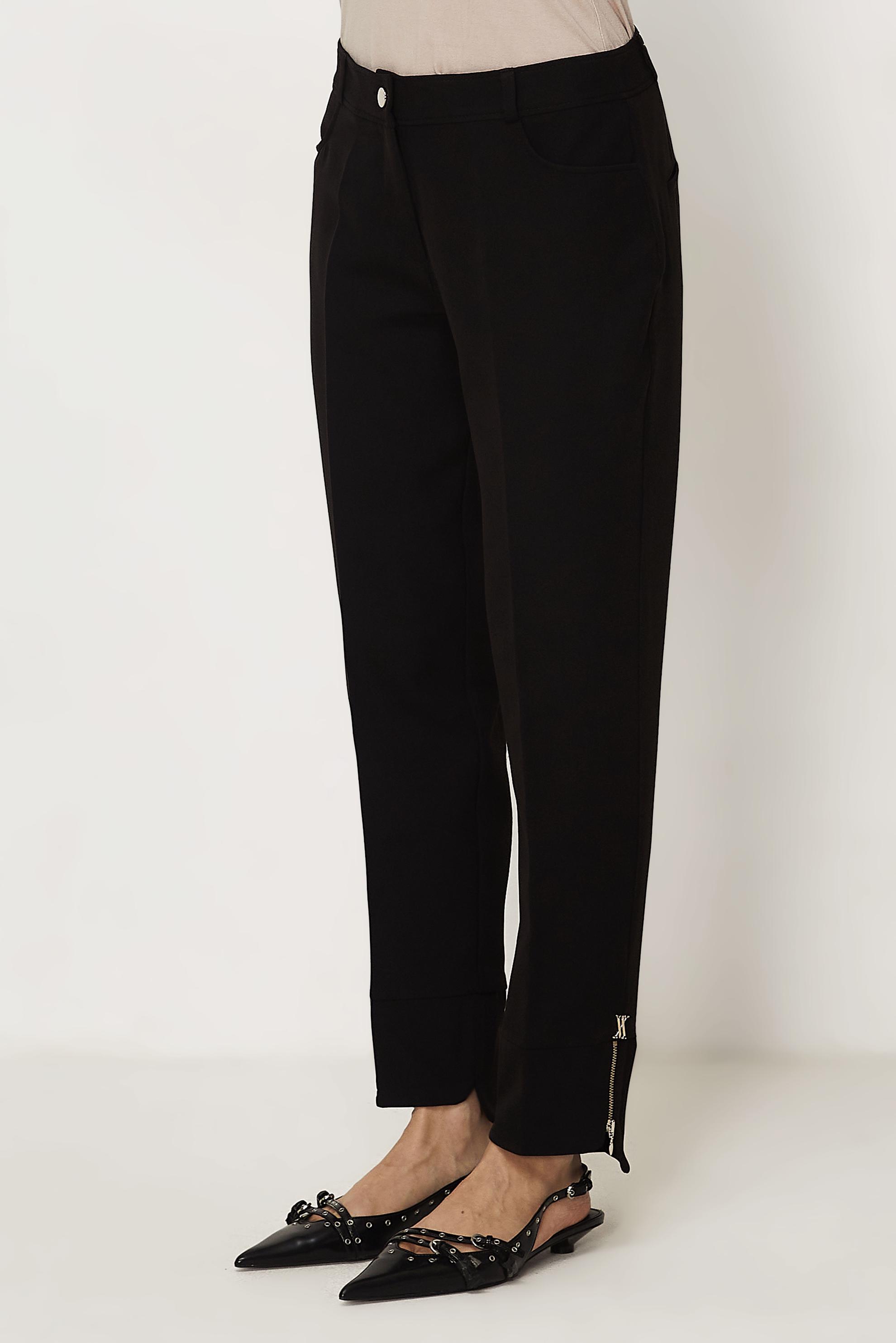 Tesettür giyim SİYAH FERMUAR DETAYLI PANTOLON 70939