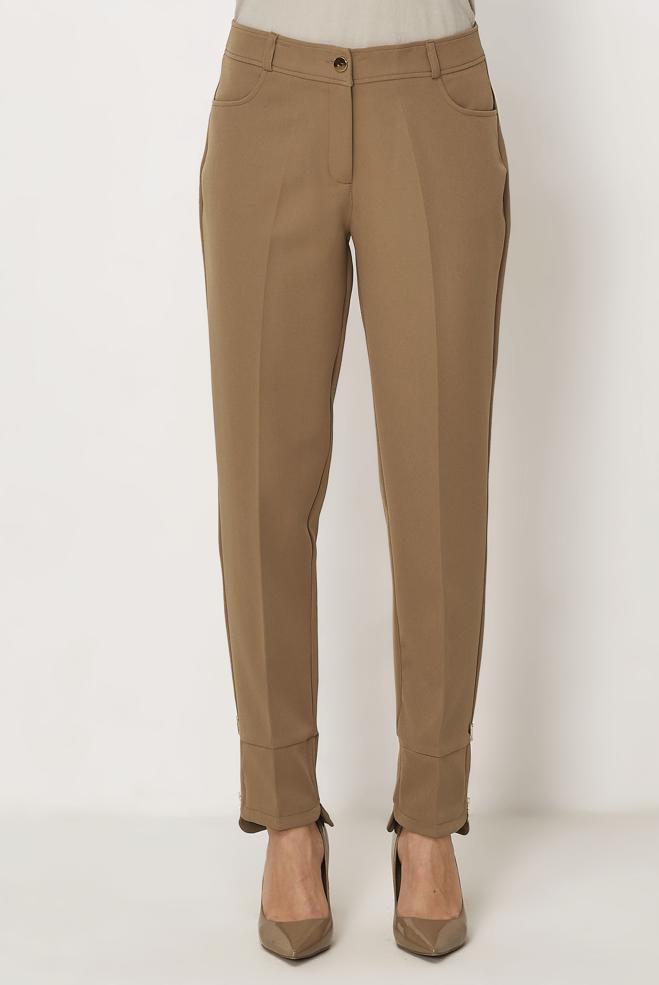 Tesettür giyim  FERMUAR DETAYLI PANTOLON 70939 - ALVİNA