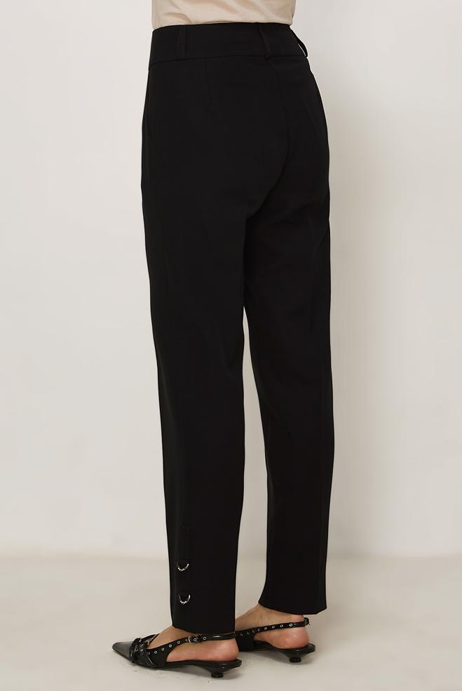Hijab clothing BLACK STRAIGHT CUT PANTS 70942 - ALVİNA