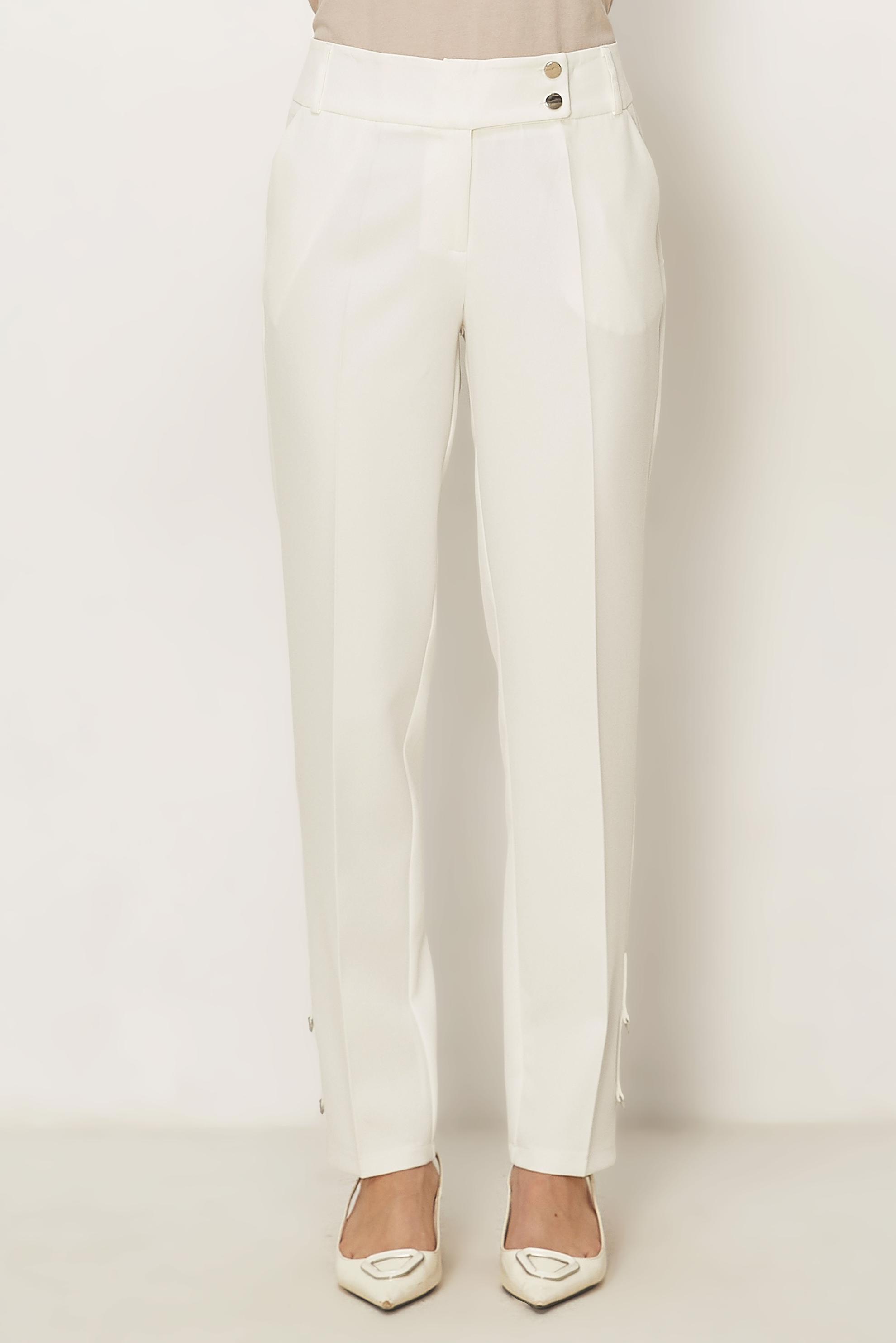 Hijab-Kleidung WEISS GERADE GESCHNITTENE HOSE 70942