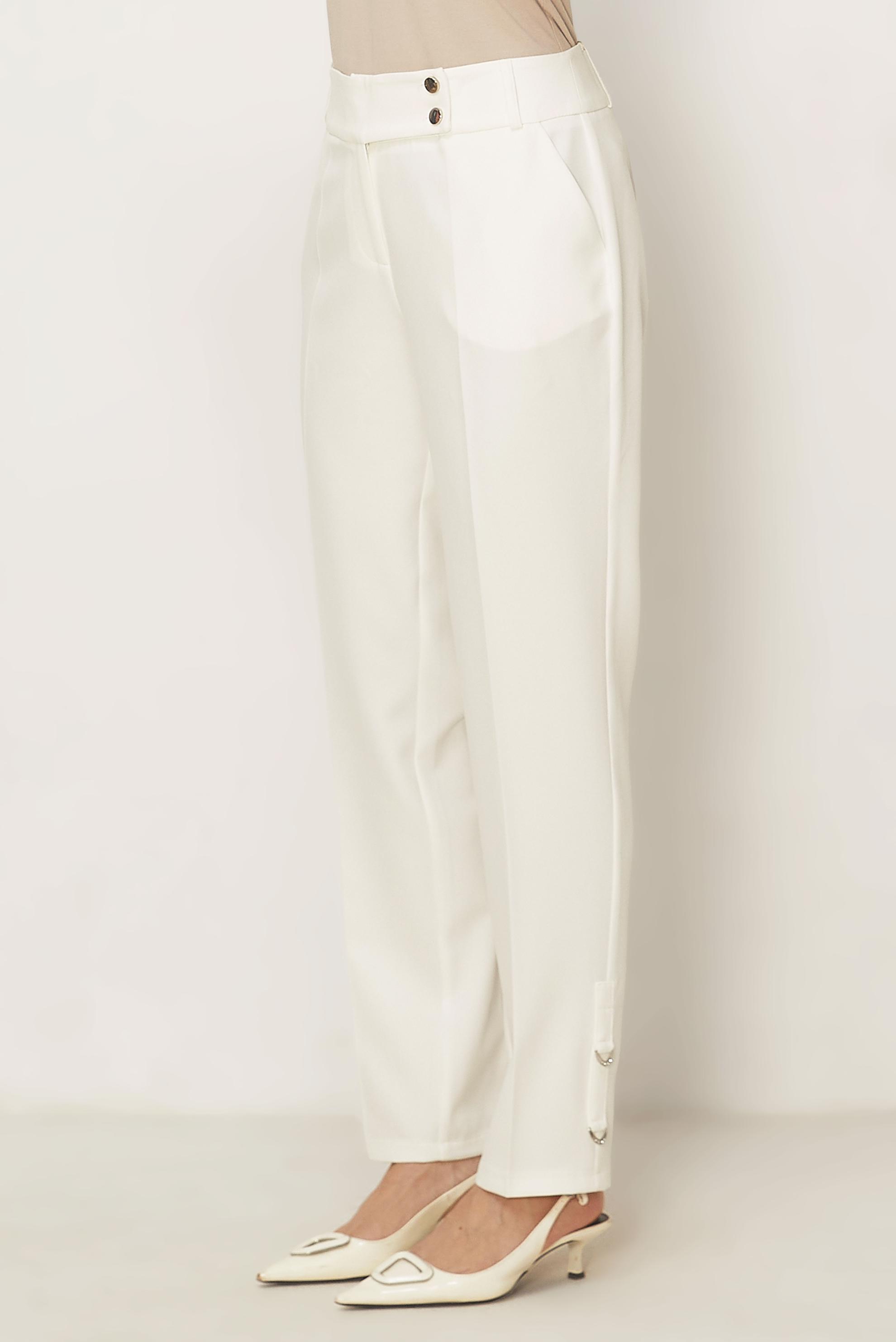 Hijab-Kleidung WEISS GERADE GESCHNITTENE HOSE 70942