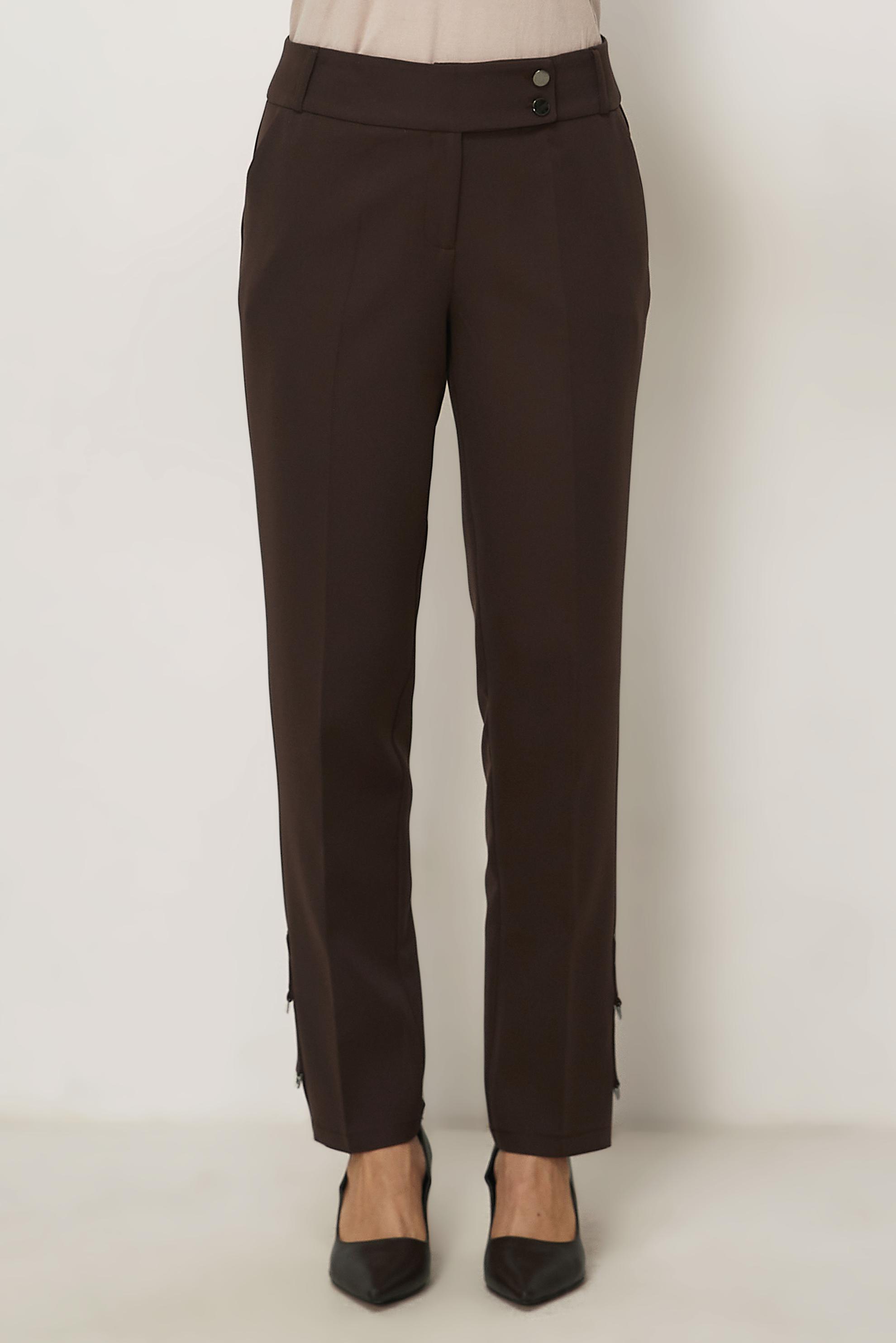 Hijab-Kleidung BRAUN GERADE GESCHNITTENE HOSE 70942