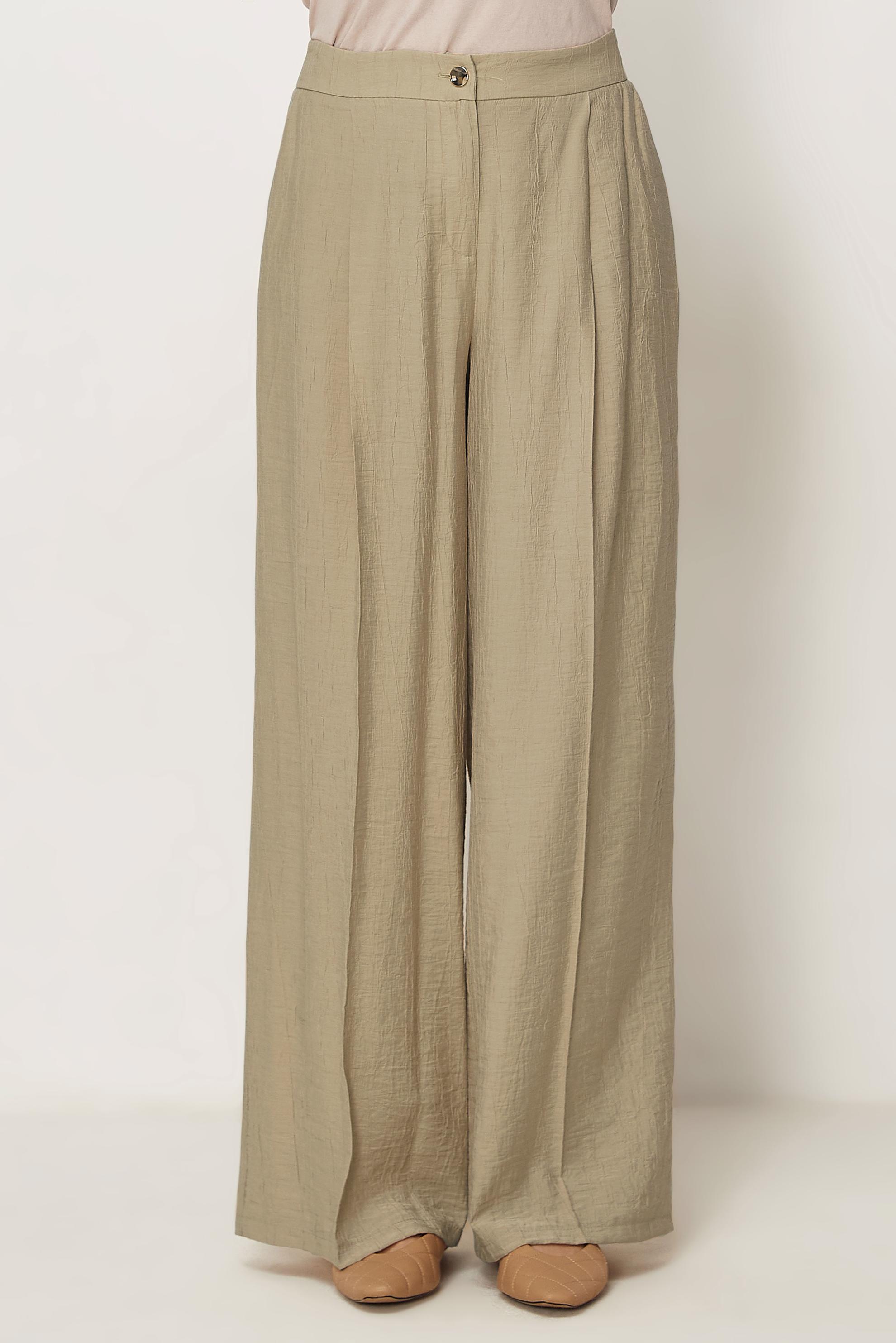 Hijab-Kleidung BEIGE HOSE MIT WEITEM BEIN 70961