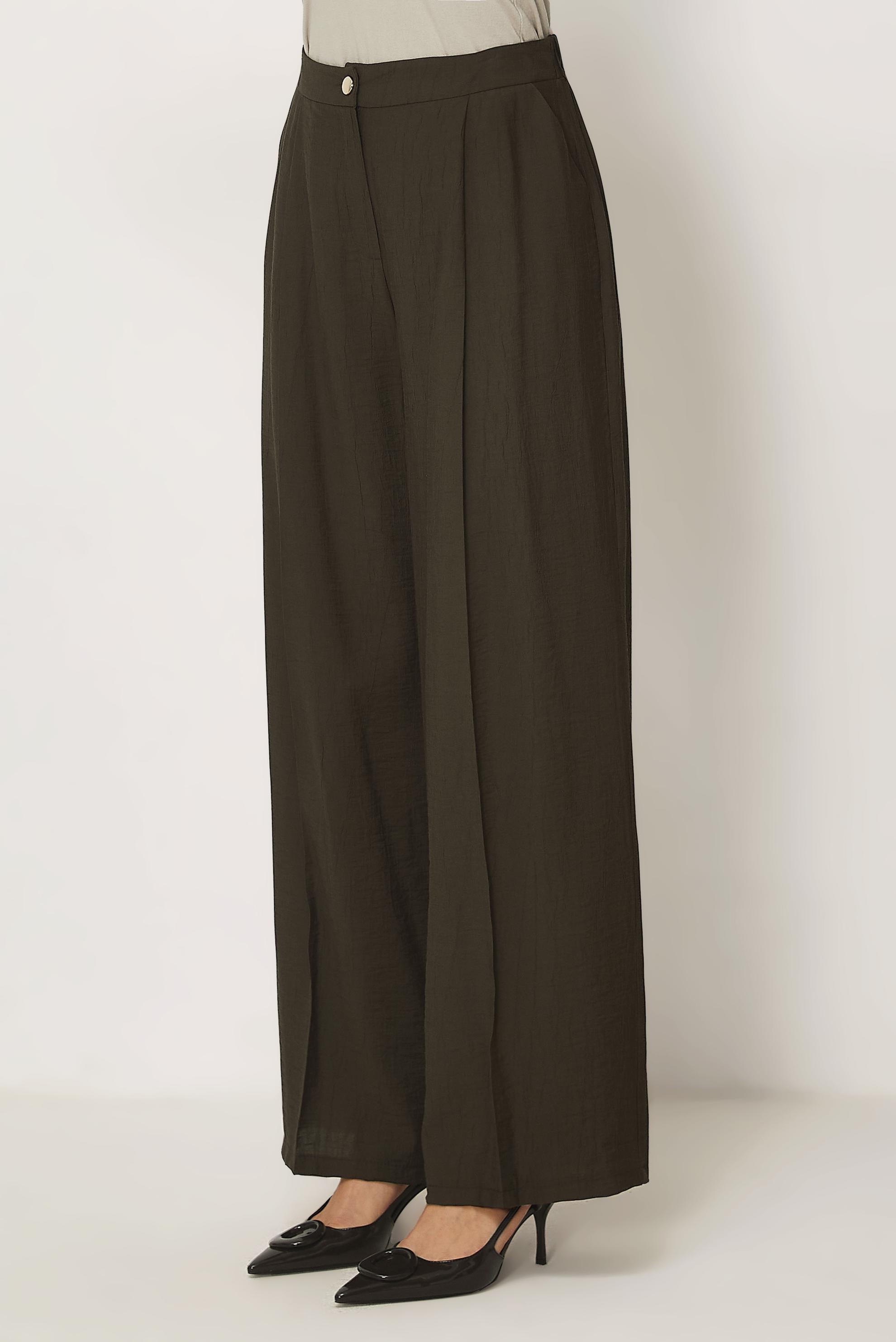 Hijab-Kleidung BRAUN HOSE MIT WEITEM BEIN 70961