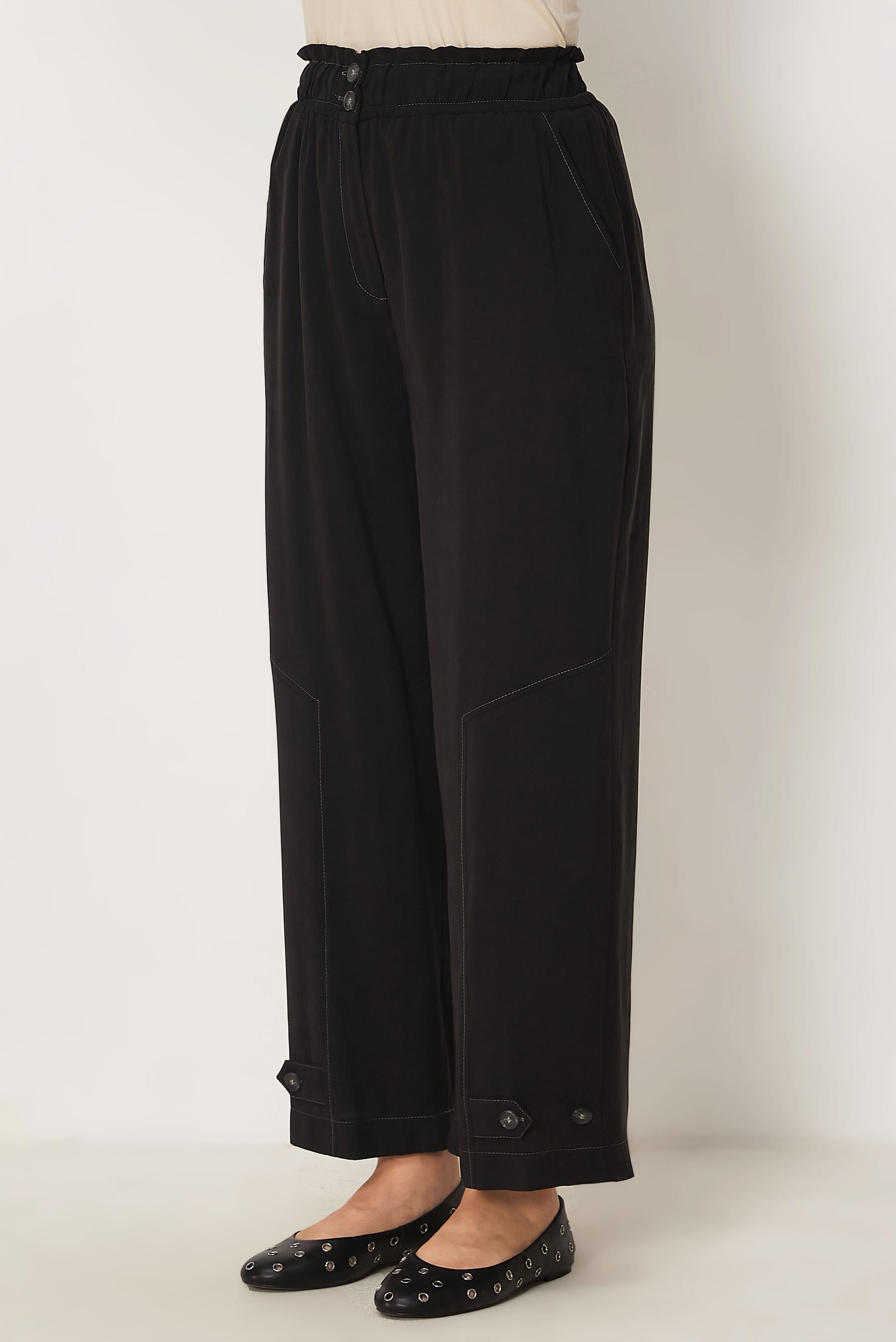Tesettür giyim SİYAH 70962 RD155 PANTOLON 38-46 TEK 40
