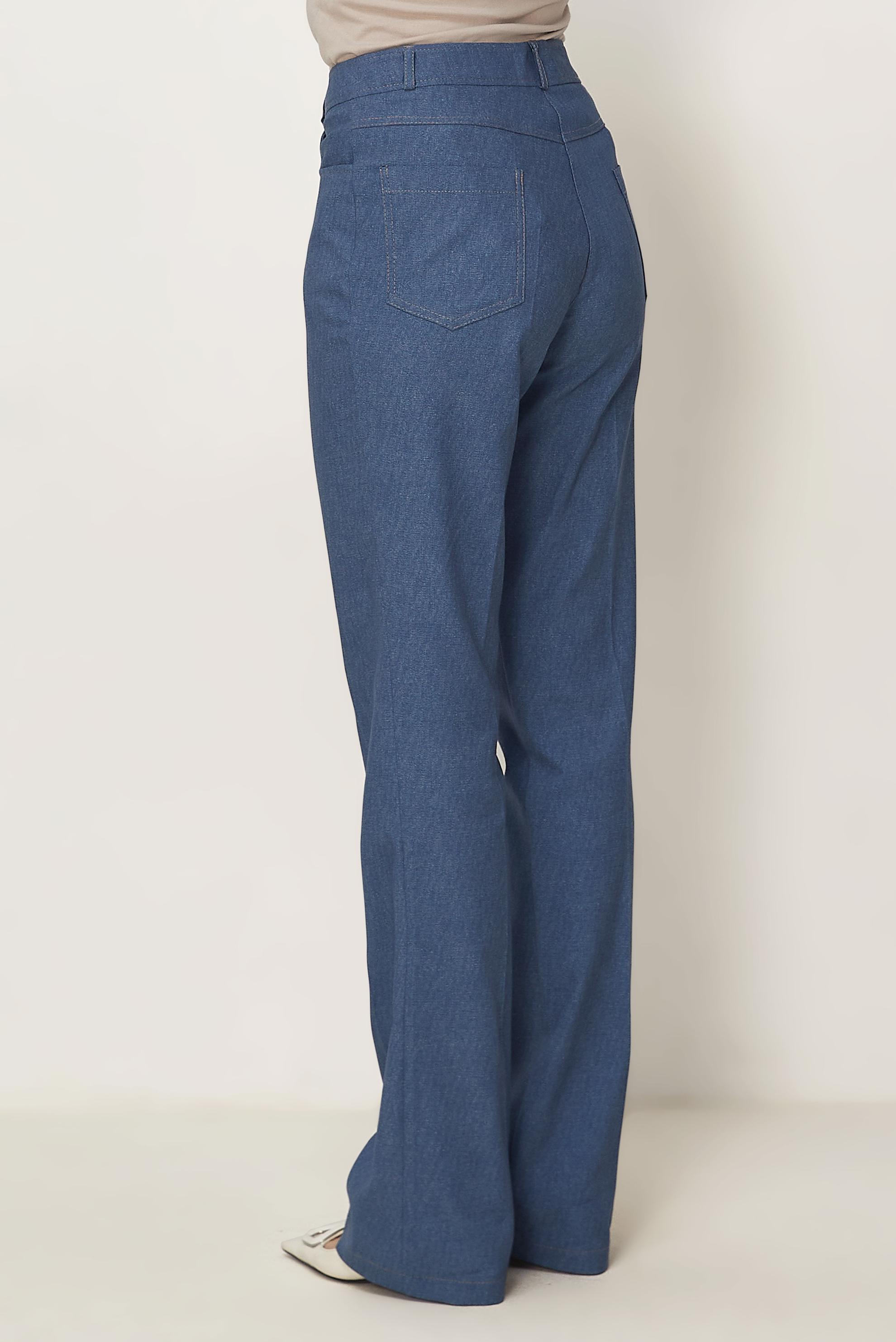 Hijab-Kleidung BLAU HOSE IM DENIM-LOOK 70963