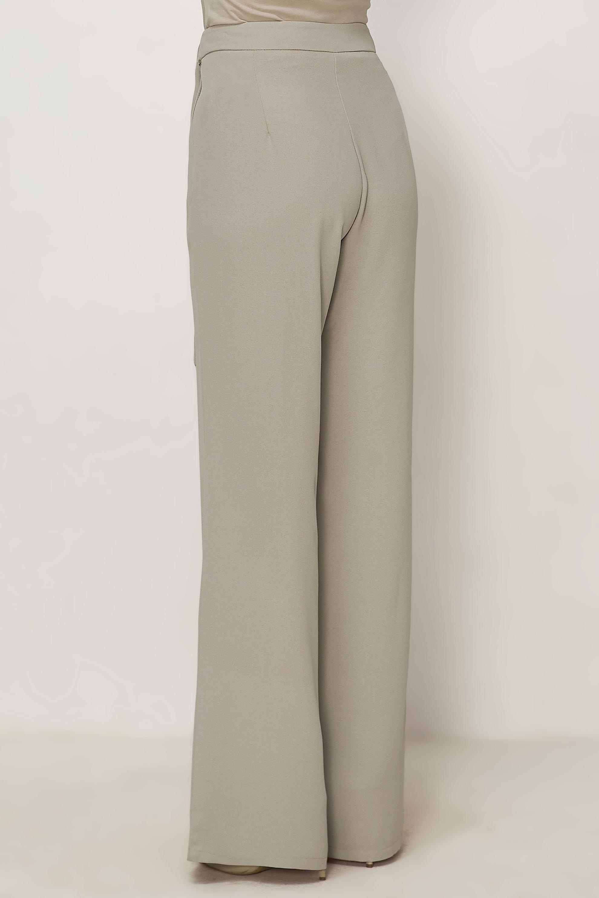 Hijab clothing BEIGE BELT DETAILED CREPE PANTS 70970