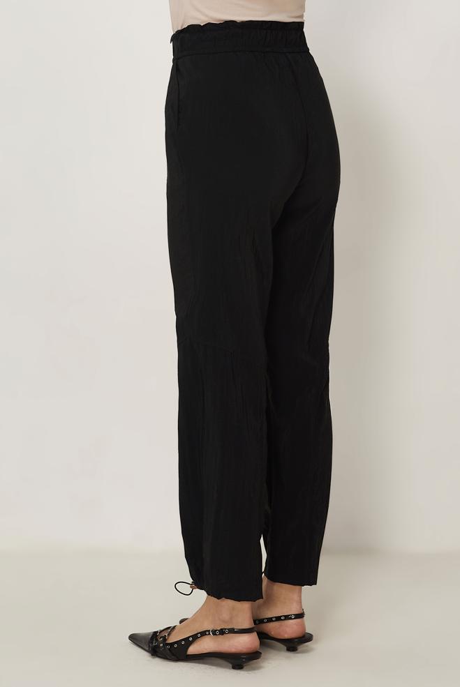 Hijab-Kleidung SCHWARZ FALLSCHIRMHOSE 70971 - ALVİNA